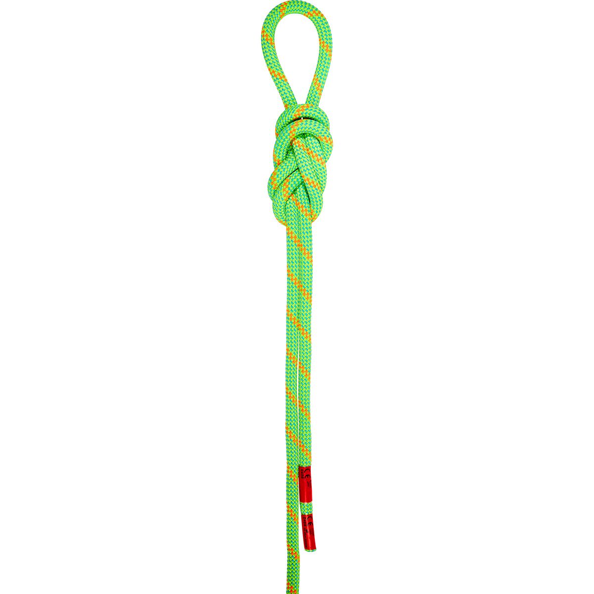 Image of Mammut Alpine Eco Dry Rope - 8.0mm Neon Green/Vibrant Orange, 60m