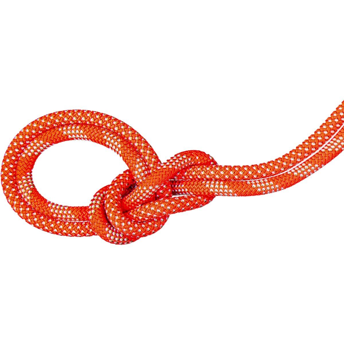 Image of Mammut Crag Classic Duodess Rope - 9.8mm Vibrant Orange/White, 80m