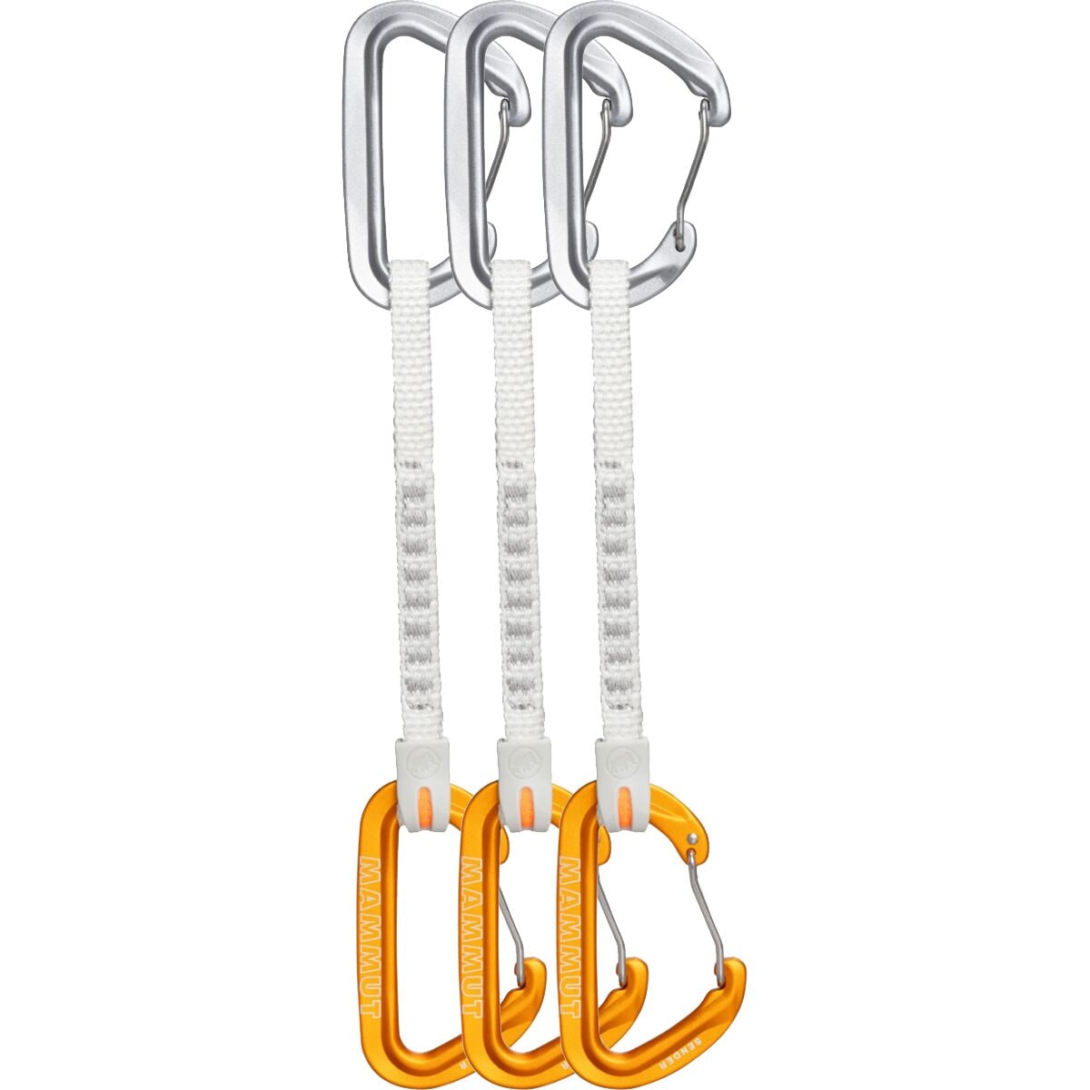 Image of Mammut Sender Wire Quickdraw - 3-Pack Wire Gate/Wire Gate Light Grey/Gold, 60cm