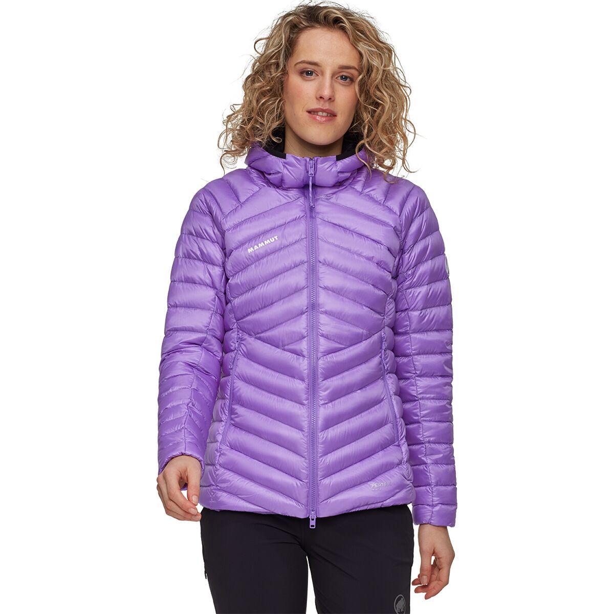 Image of Mammut Broad Peak IN Hooded Jacket - Women's Lavandin/Black, L