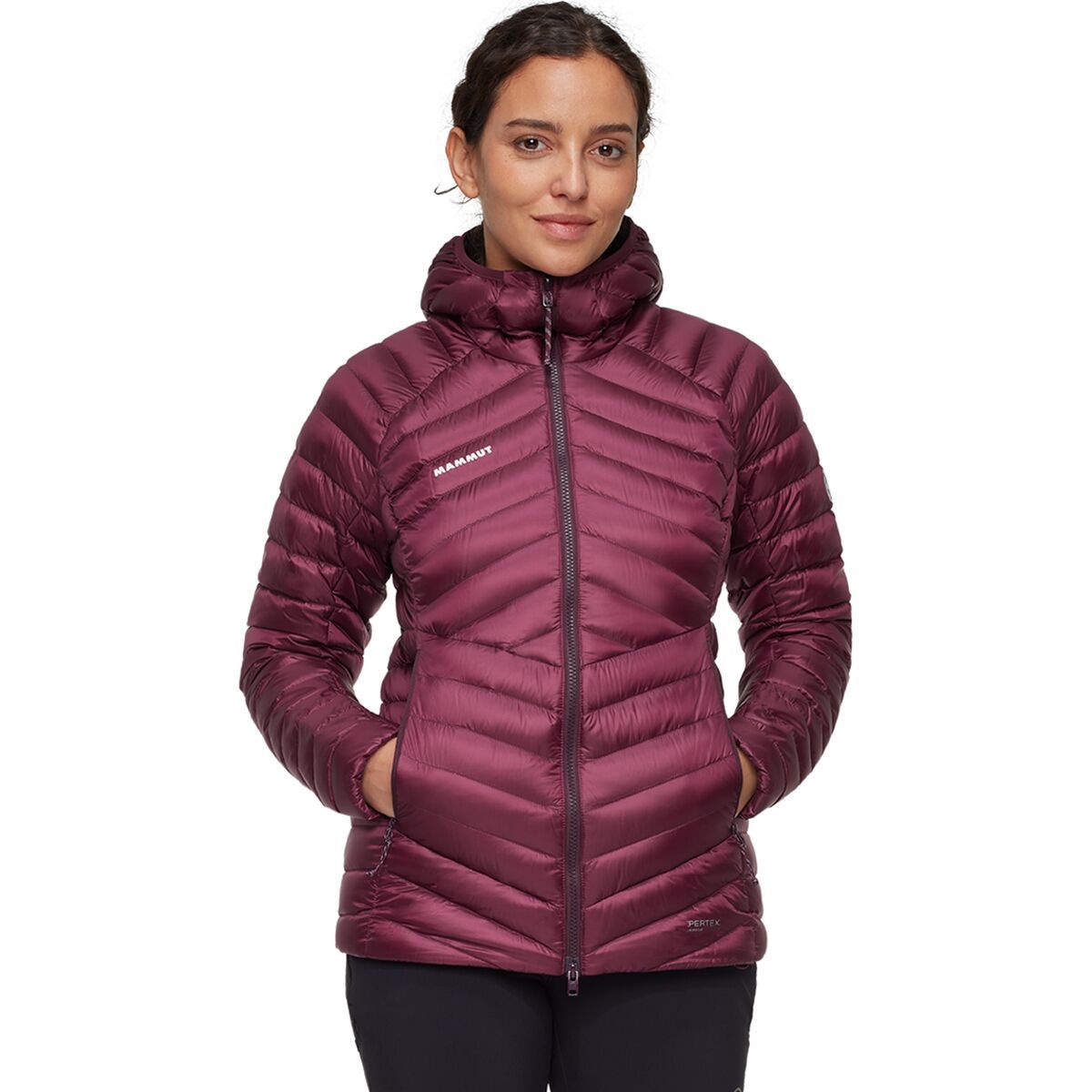 Image of Mammut Broad Peak IN Hooded Jacket - Women's Vin/Black, XL