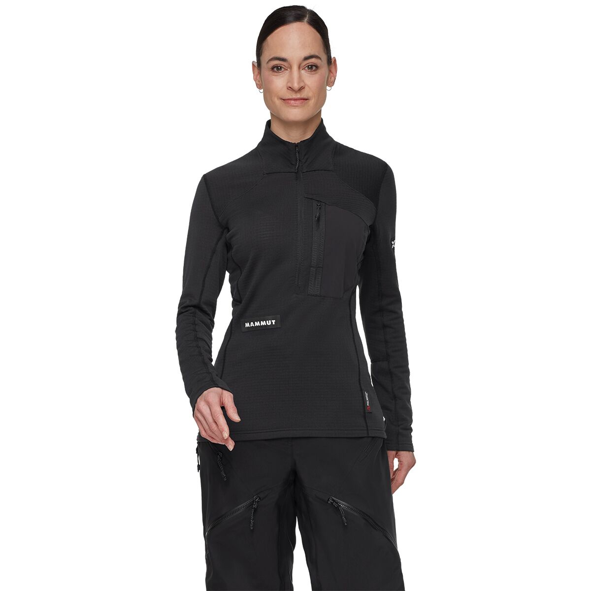 Image of Mammut Eiger Nordwand Advanced FL 1/2-Zip Pullover - Women's Black, M