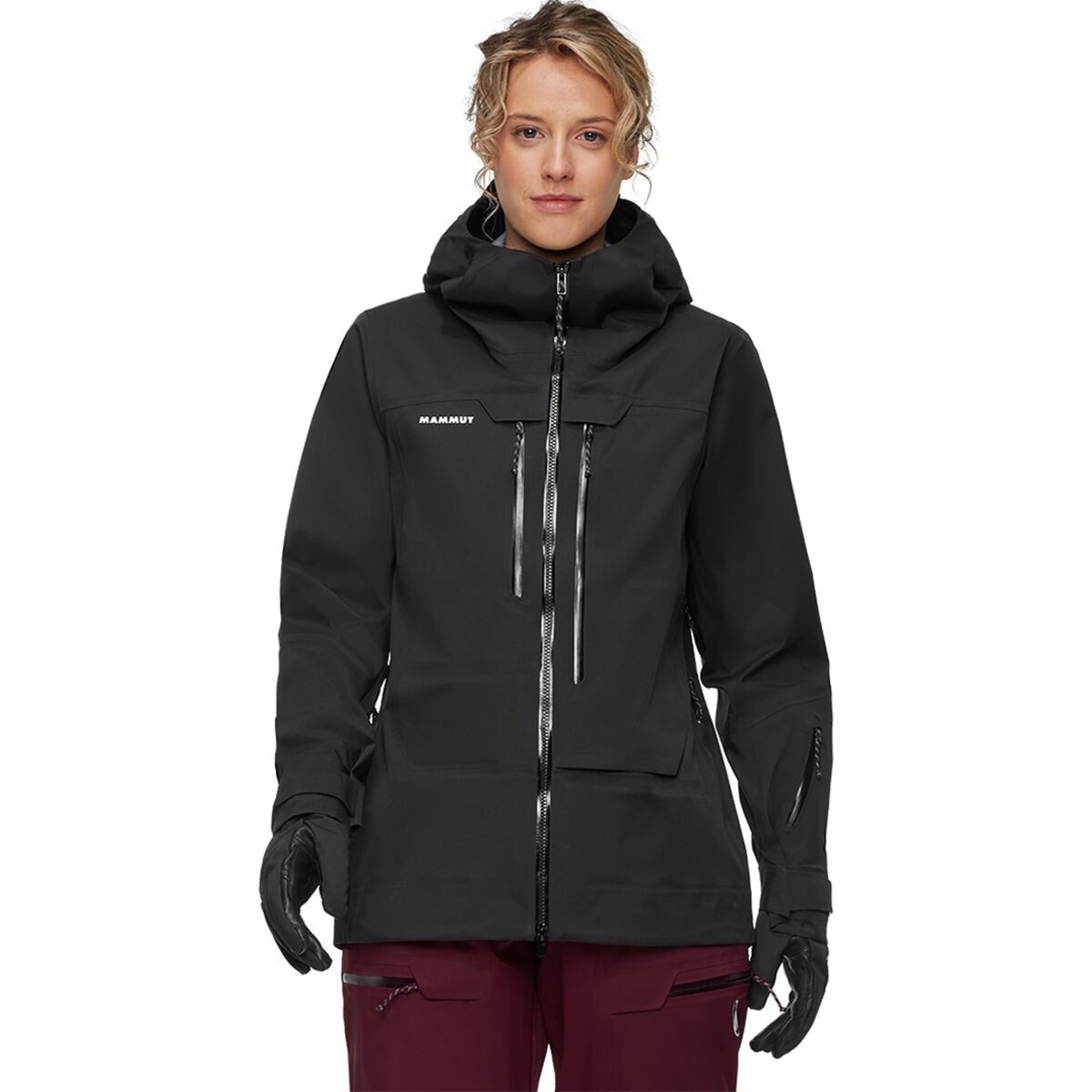 Image of Mammut Haldigrat Light HS Hooded Jacket - Women's Black, M