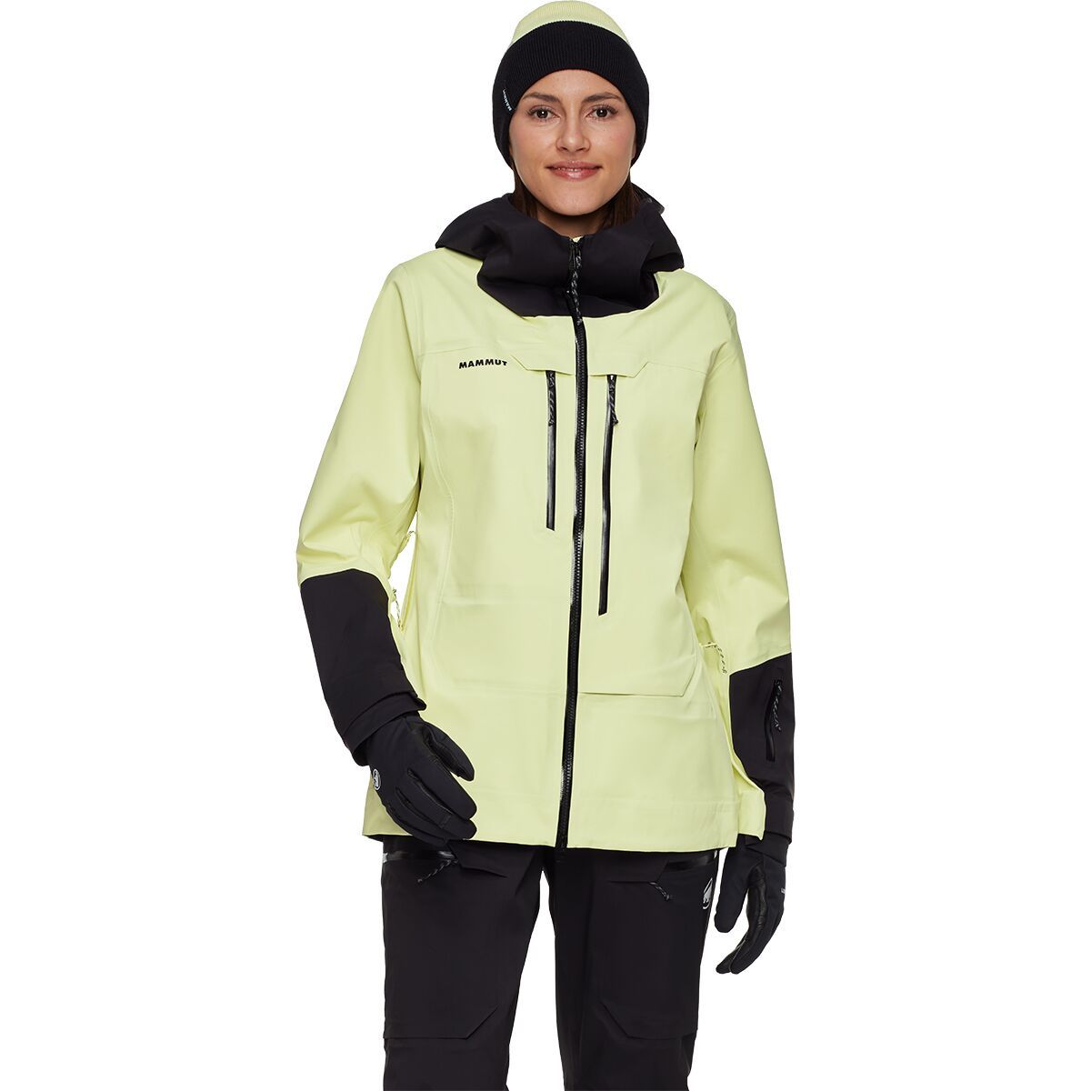 Image of Mammut Haldigrat Light HS Hooded Jacket - Women's Sulai/Black, M