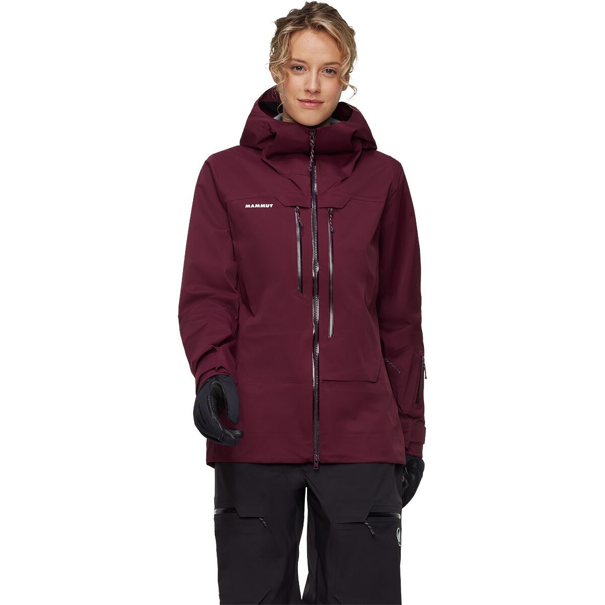Image of Mammut Haldigrat Light HS Hooded Jacket - Women's Vin, L