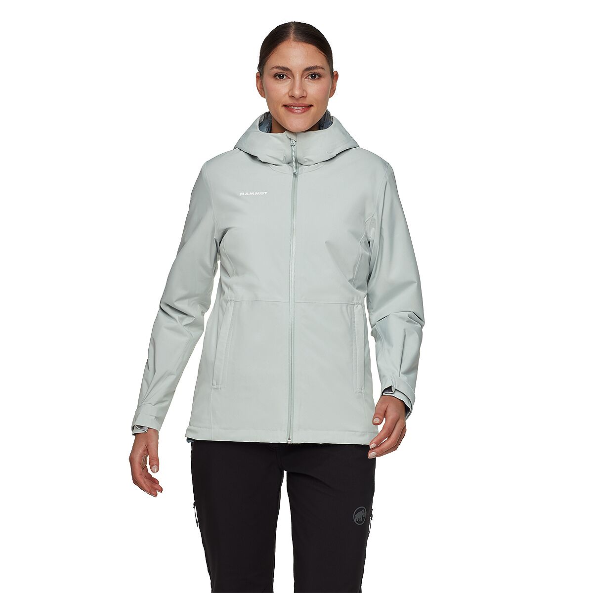 Image of Mammut Linard HS Thermo Hooded Jacket - Women's Silver Sage, XS