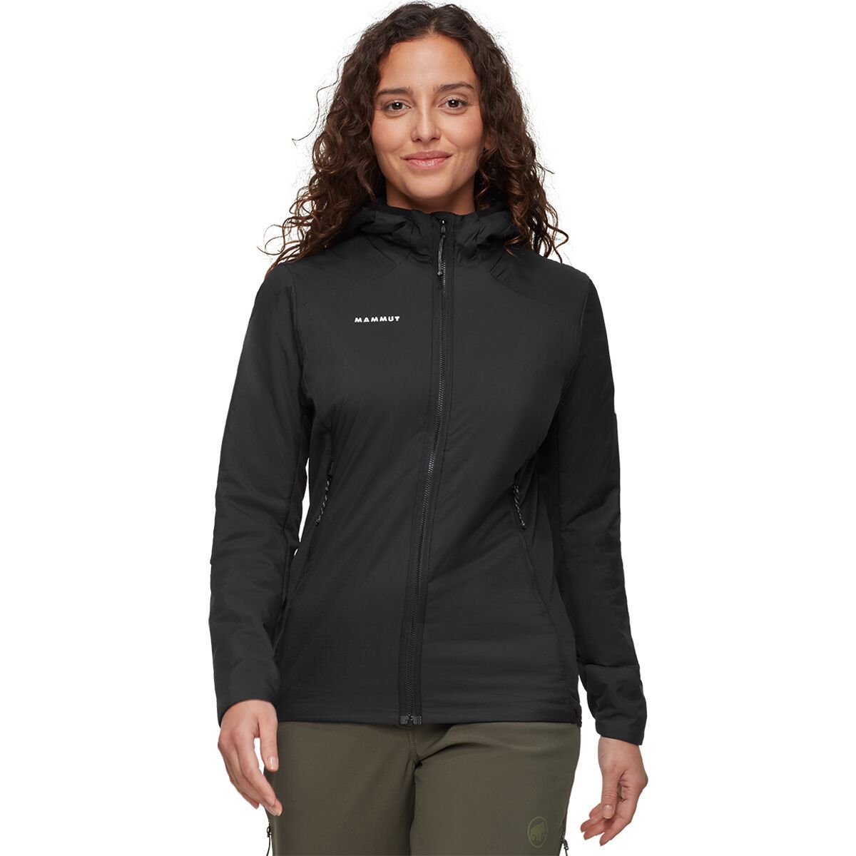 Image of Mammut Rime Air IN Hybrid Hooded Jacket - Women's Black, M