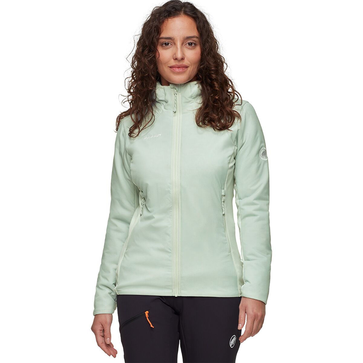Image of Mammut Rime Air IN Hybrid Hooded Jacket - Women's Silver Sage, S
