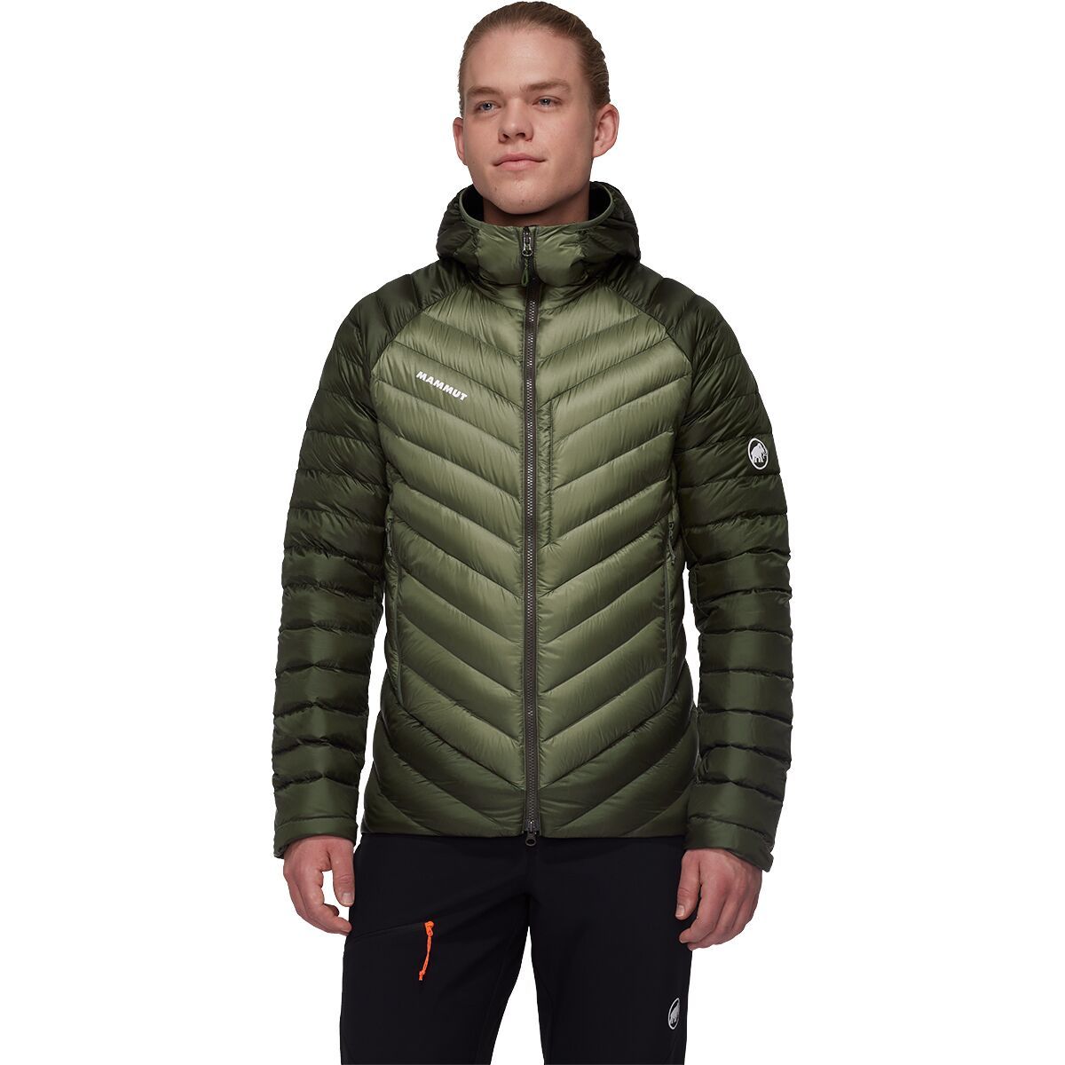 Image of Mammut Broad Peak IN Hooded Jacket - Men's Marsh/Dark Marsh, XXL
