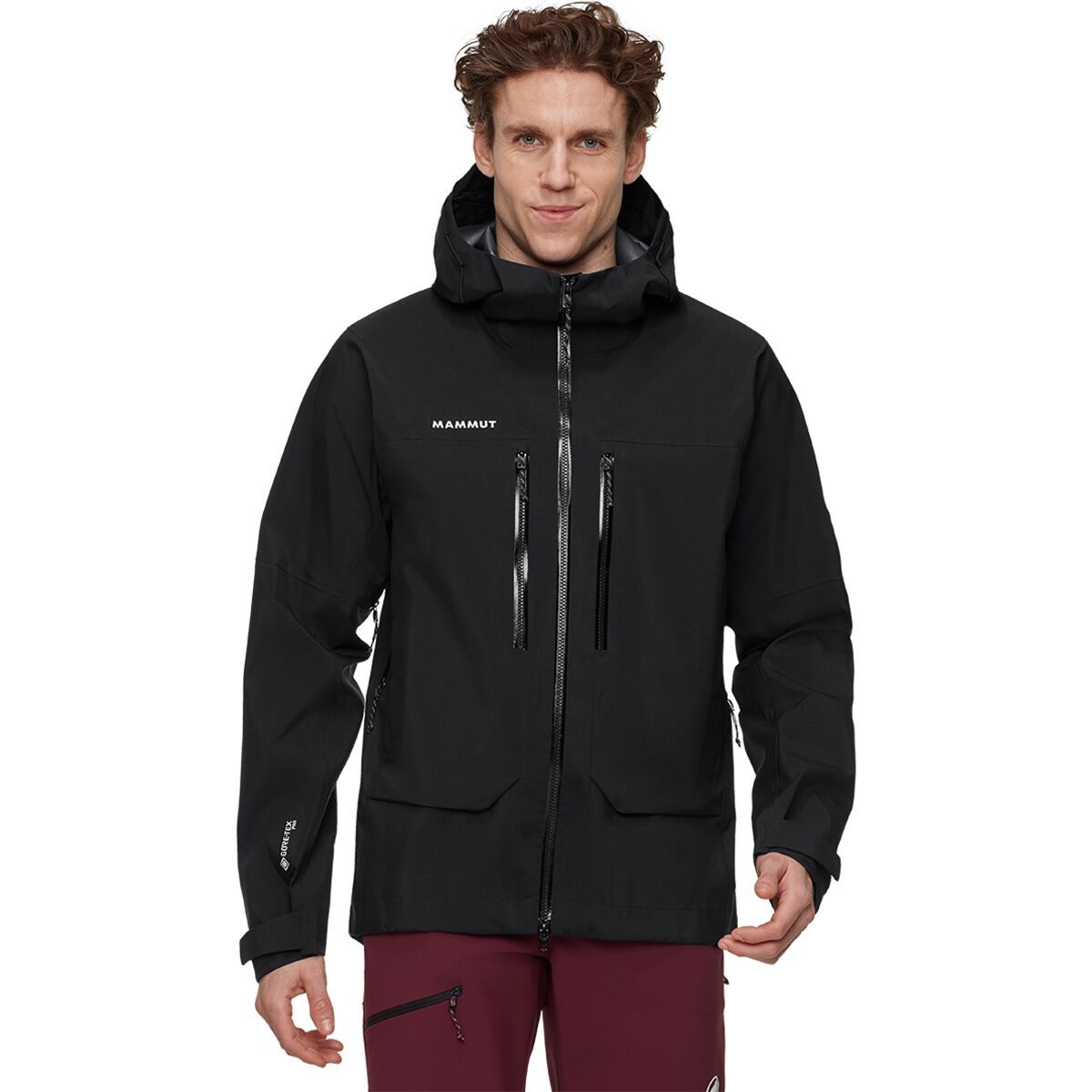 Image of Mammut Crater Pro HS Hooded Jacket - Men's Black, S