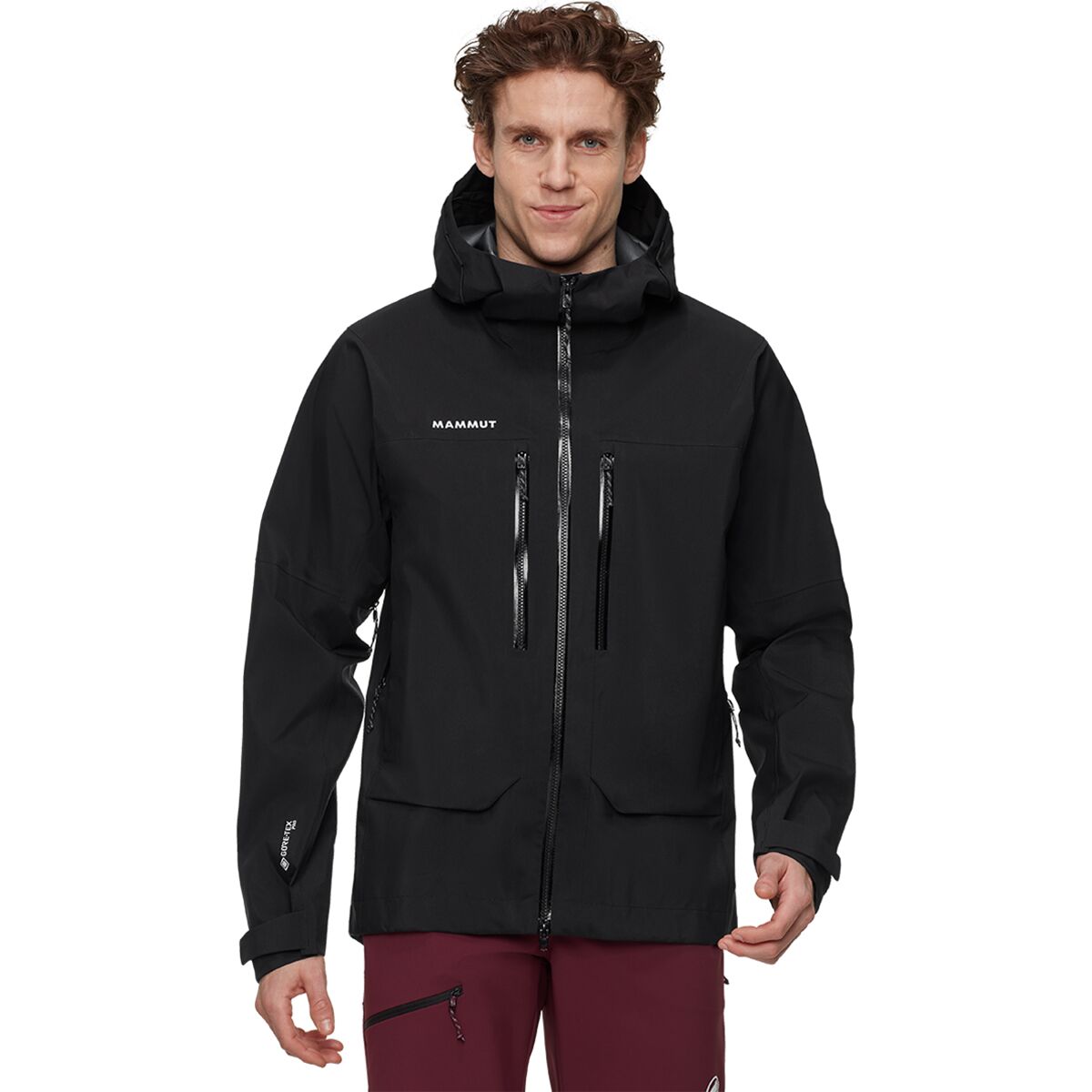 Image of Mammut Crater Pro HS Hooded Jacket - Men's Black, M