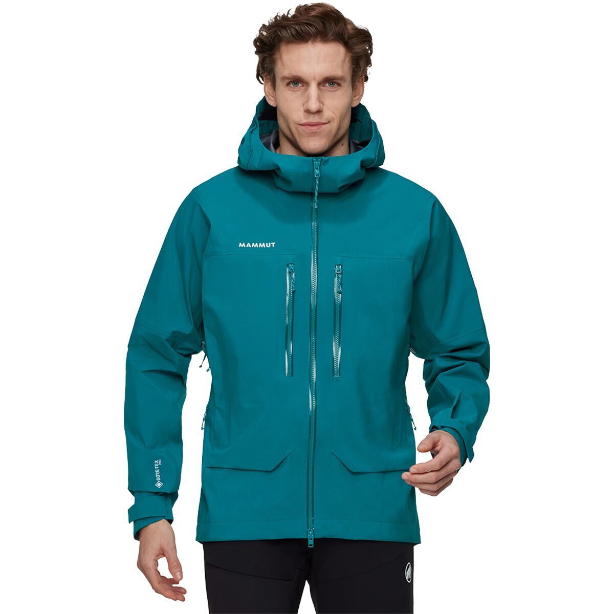 Image of Mammut Crater Pro HS Hooded Jacket - Men's Deep Teal, S