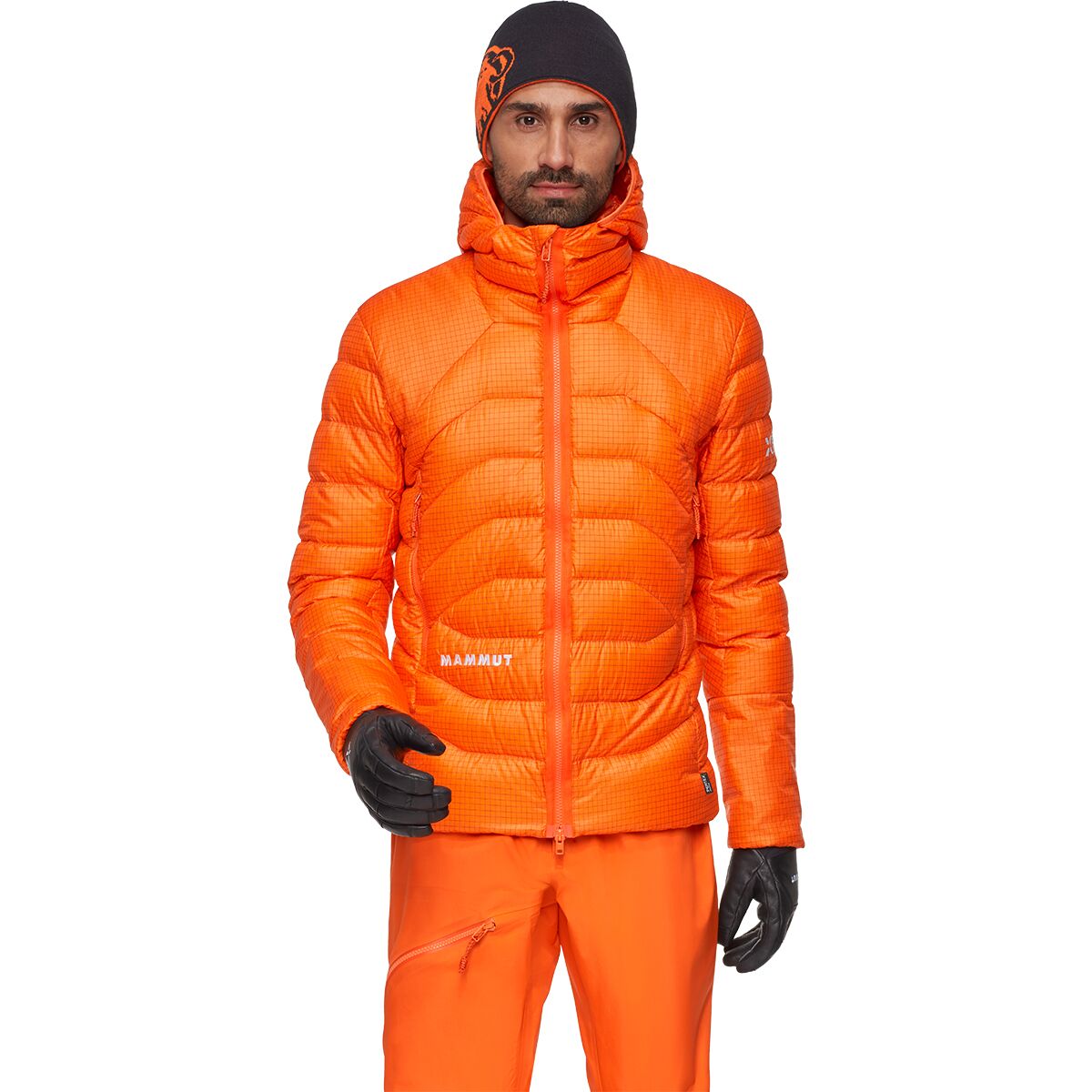 Image of Mammut Eiger Nordwand Light Down IN Hooded Jacket - Men's Eiger Orange, XL