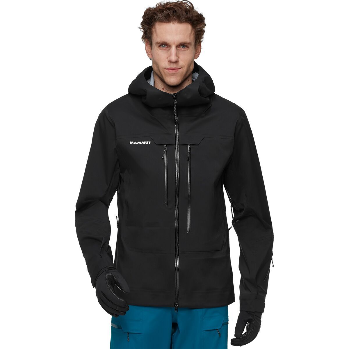 Image of Mammut Haldigrat Light HS Hooded Jacket - Men's Black, XXL