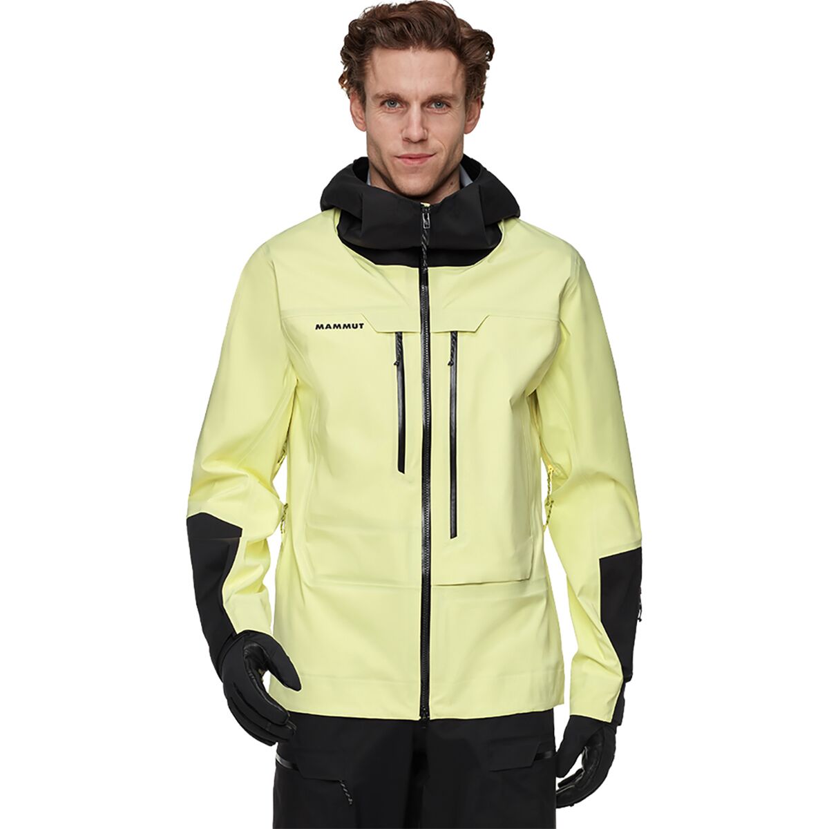 Image of Mammut Haldigrat Light HS Hooded Jacket - Men's Sulai/Black, XXL