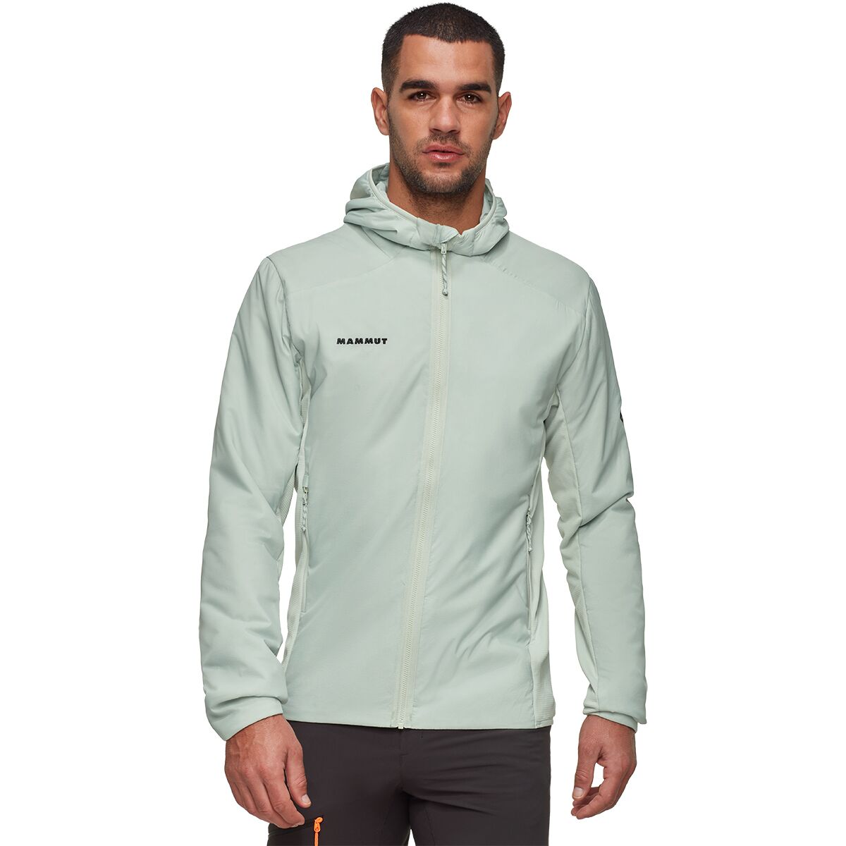 Image of Mammut Rime Air IN Hybrid Hooded Jacket - Men's Silver Sage, S