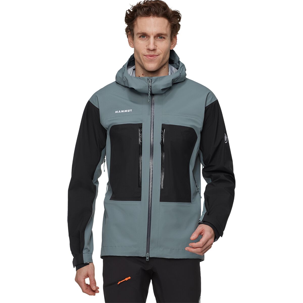 Image of Mammut Taiss HS Hooded Jacket - Men's Strata/Black, S