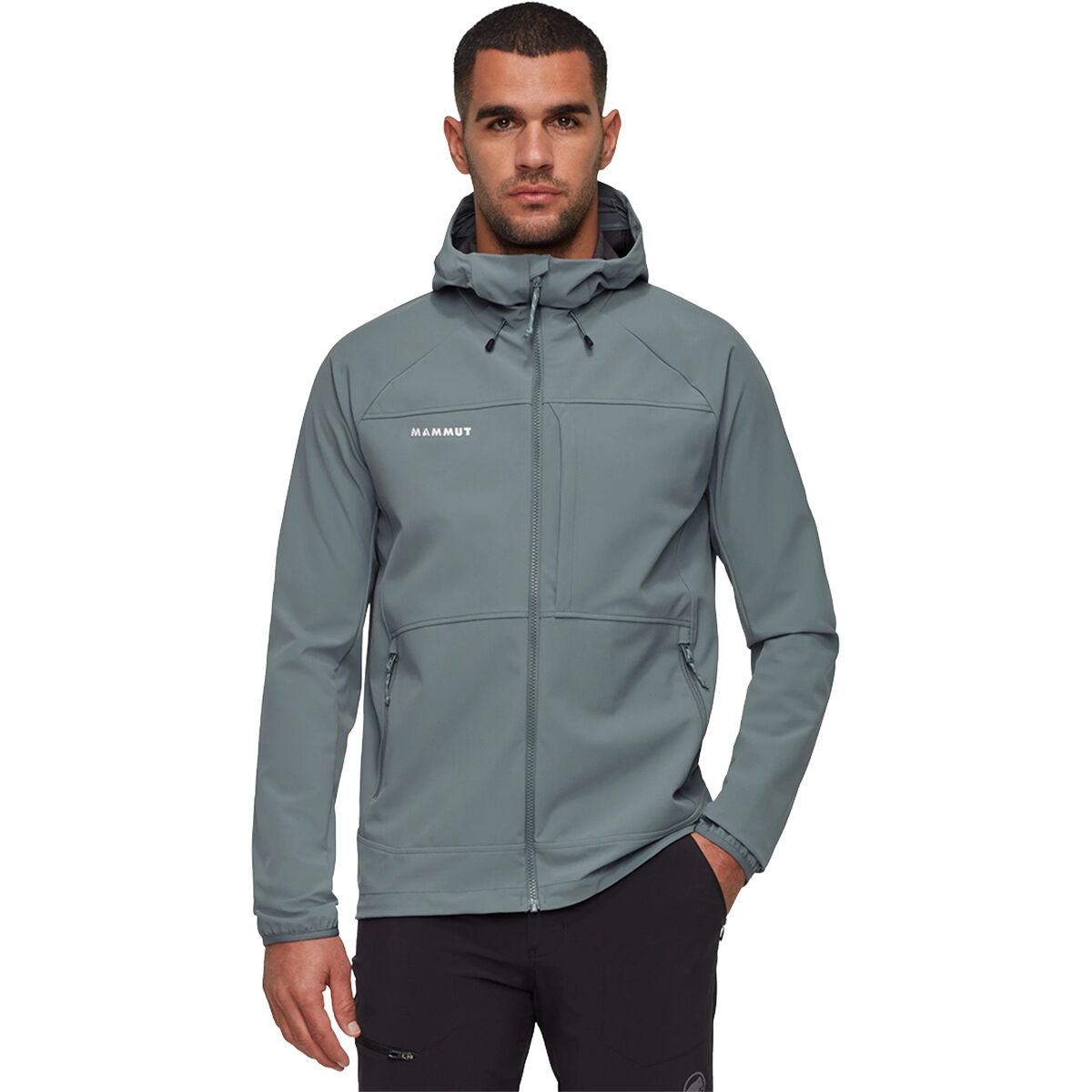 Image of Mammut Ultimate Comfort SO Hooded Jacket - Men's Strata, XL