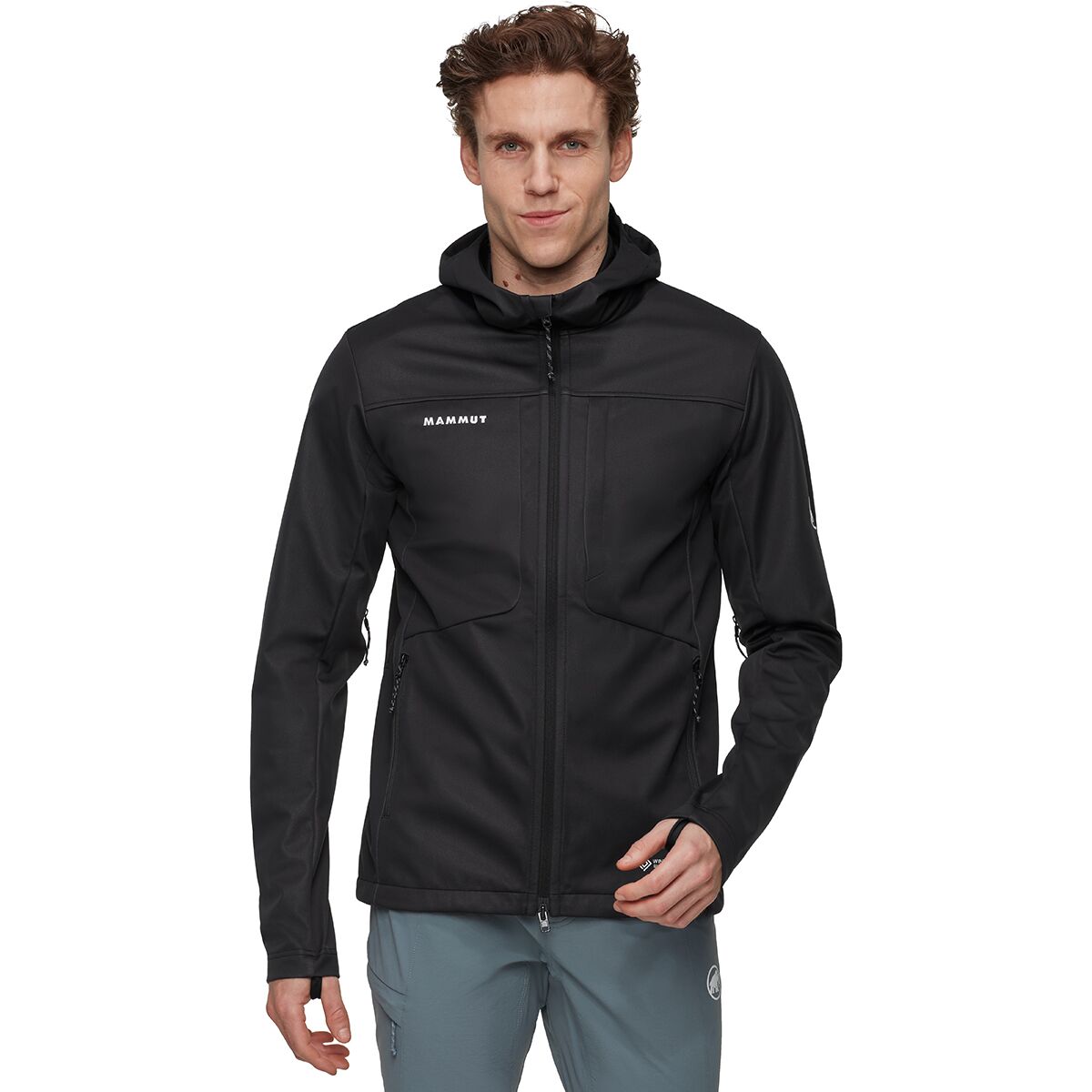 Image of Mammut Ultimate VIII SO Hooded Jacket - Men's Black, XL