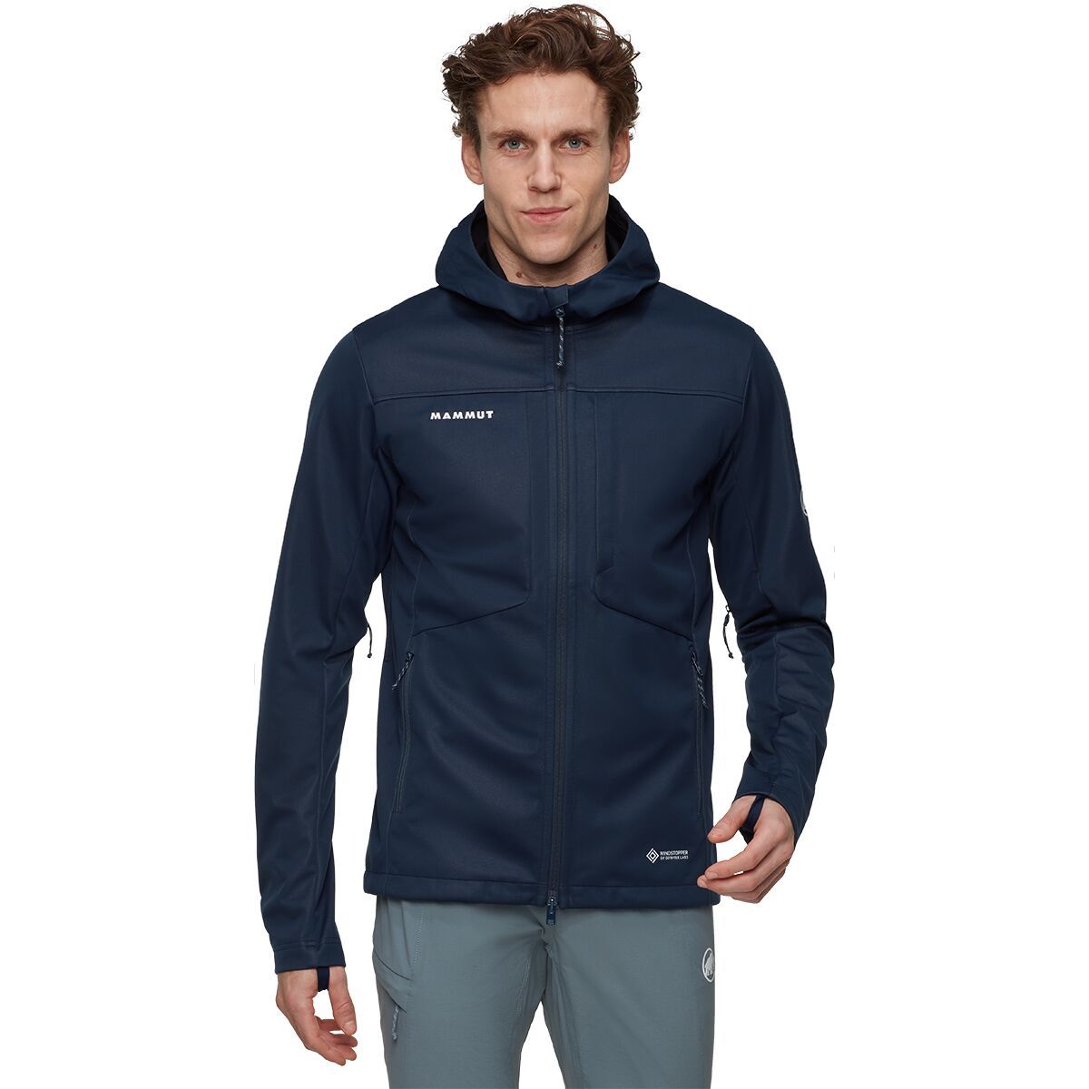 Mammut Ultimate VIII SO Hooded Jacket - Men's Marine, S