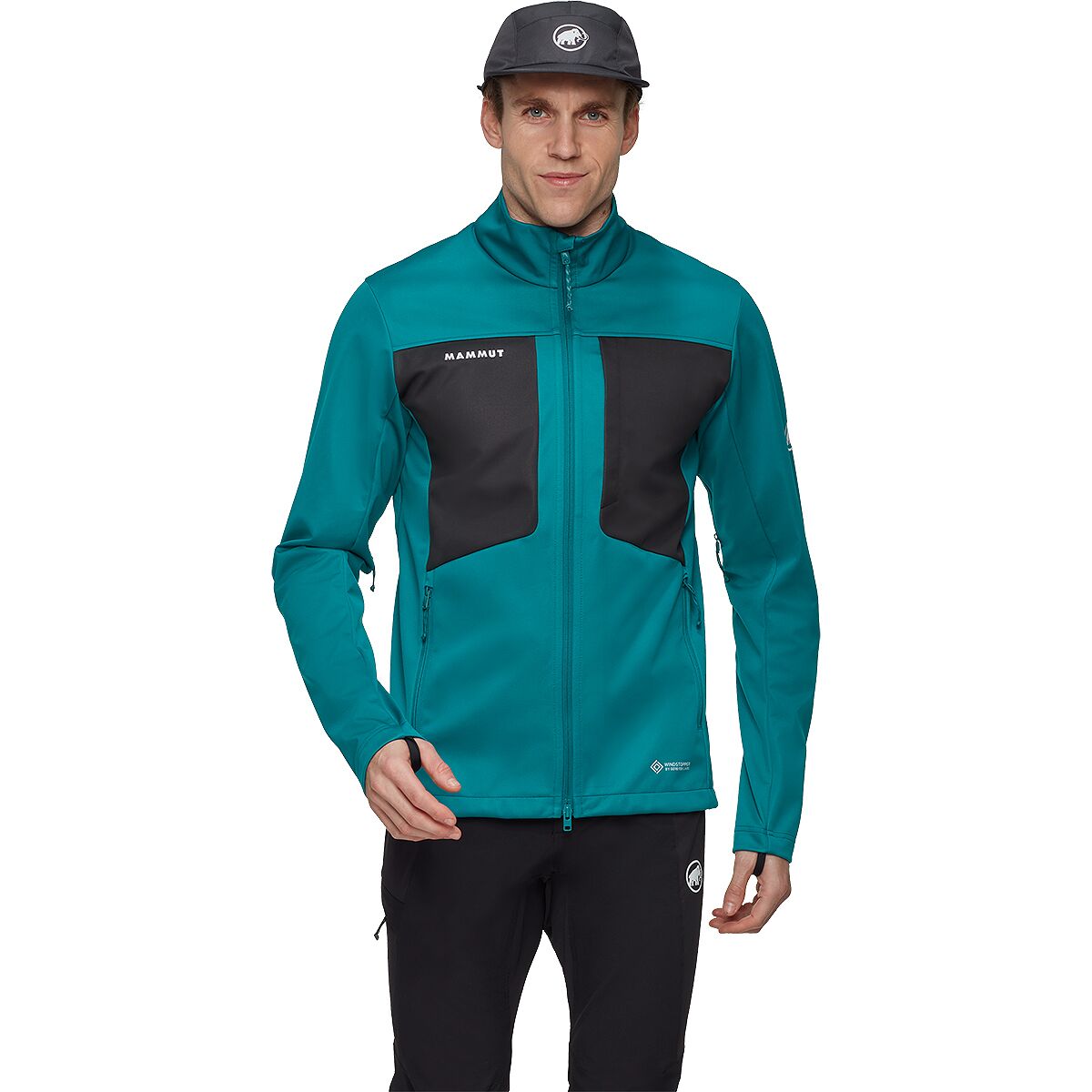Image of Mammut Ultimate VIII SO Jacket - Men's Deep Teal/Black, S