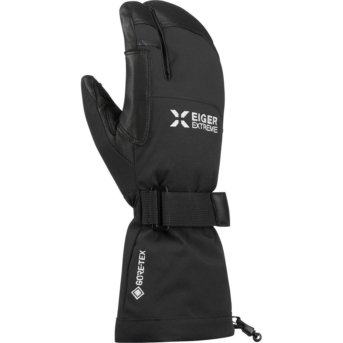 Image of Mammut Eiger Nordwand Warm 3-Finger Glove Black, 6