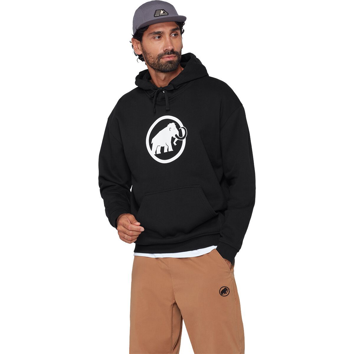 Image of Mammut Base ML Classic Hoodie - Men's Black, M