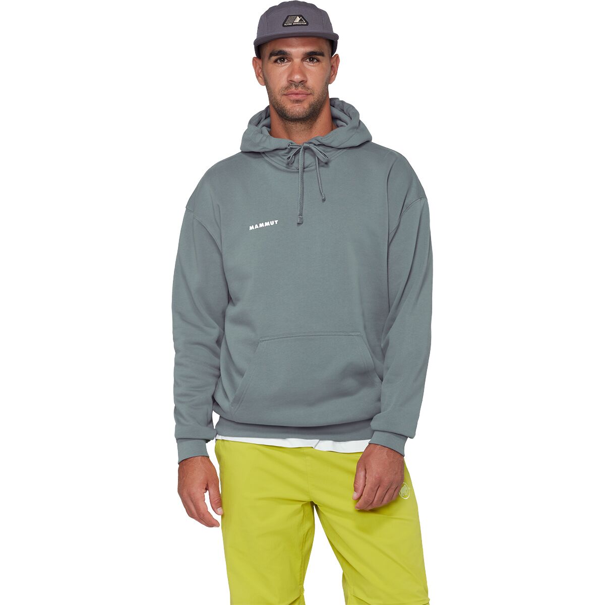 Image of Mammut Base ML Mini Logo Hoodie - Men's Strata, XL