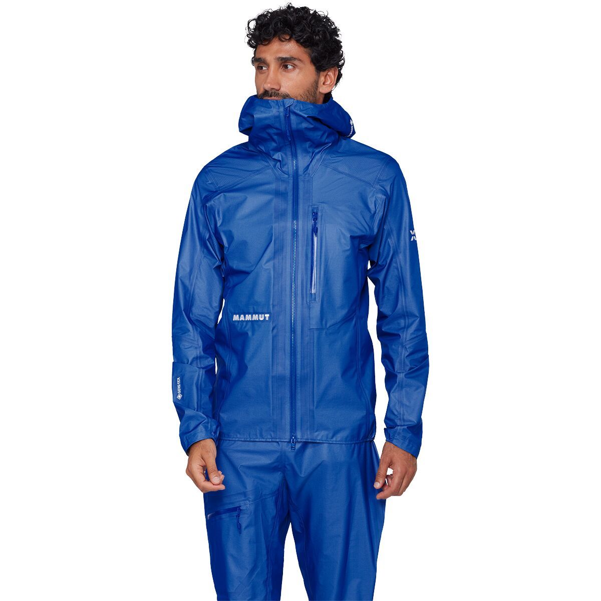 Image of Mammut Eiger Nordwand Light HS Hooded Jacket - Men's Eiger Blue, L