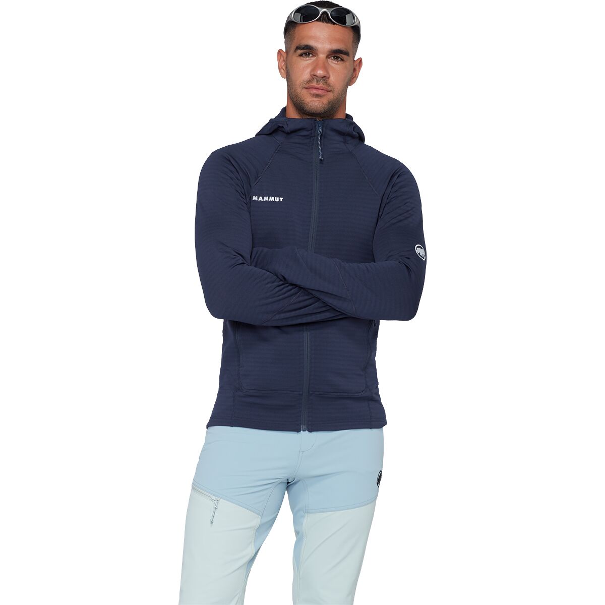 Image of Mammut Taiss ML Hooded Jacket - Men's Marine, XL