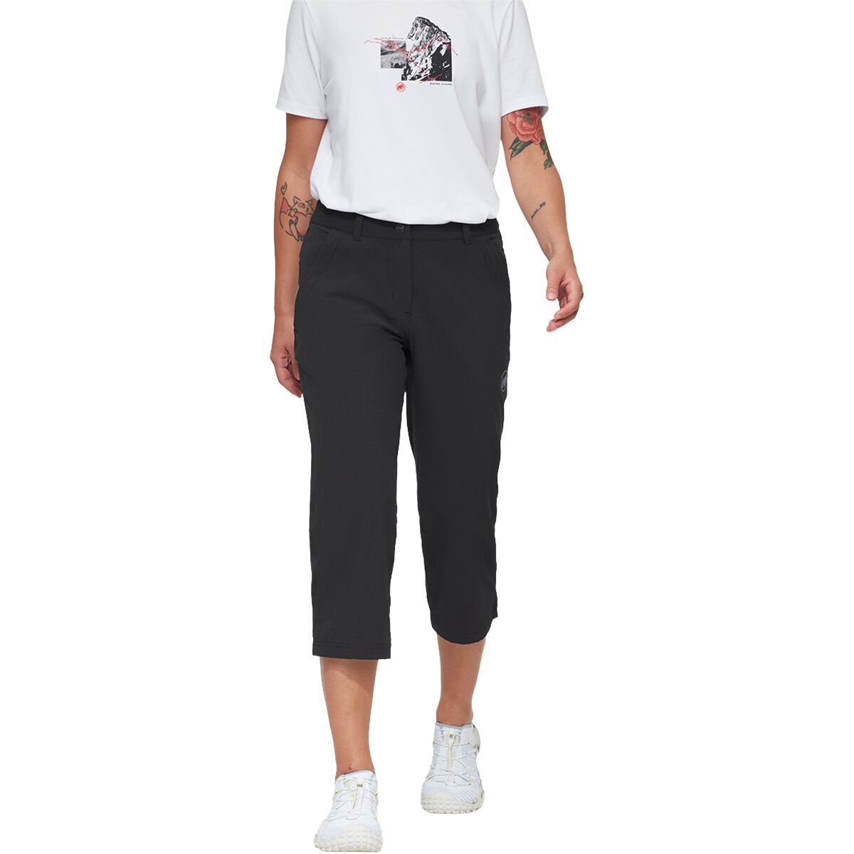 Image of Mammut Hiking V Capri Pant - Women's Black, 14