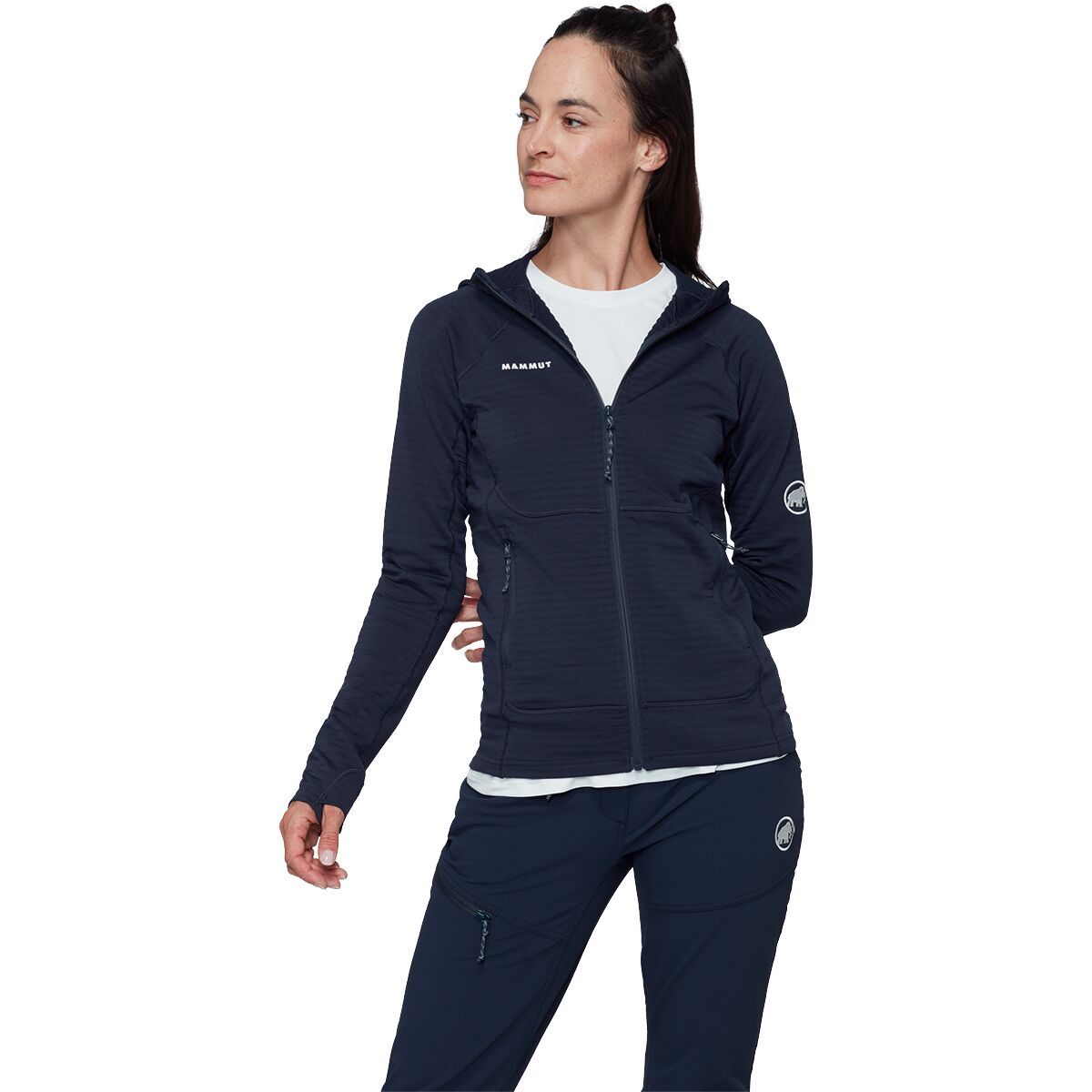 Image of Mammut Taiss ML Hooded Jacket - Women's Marine, XS