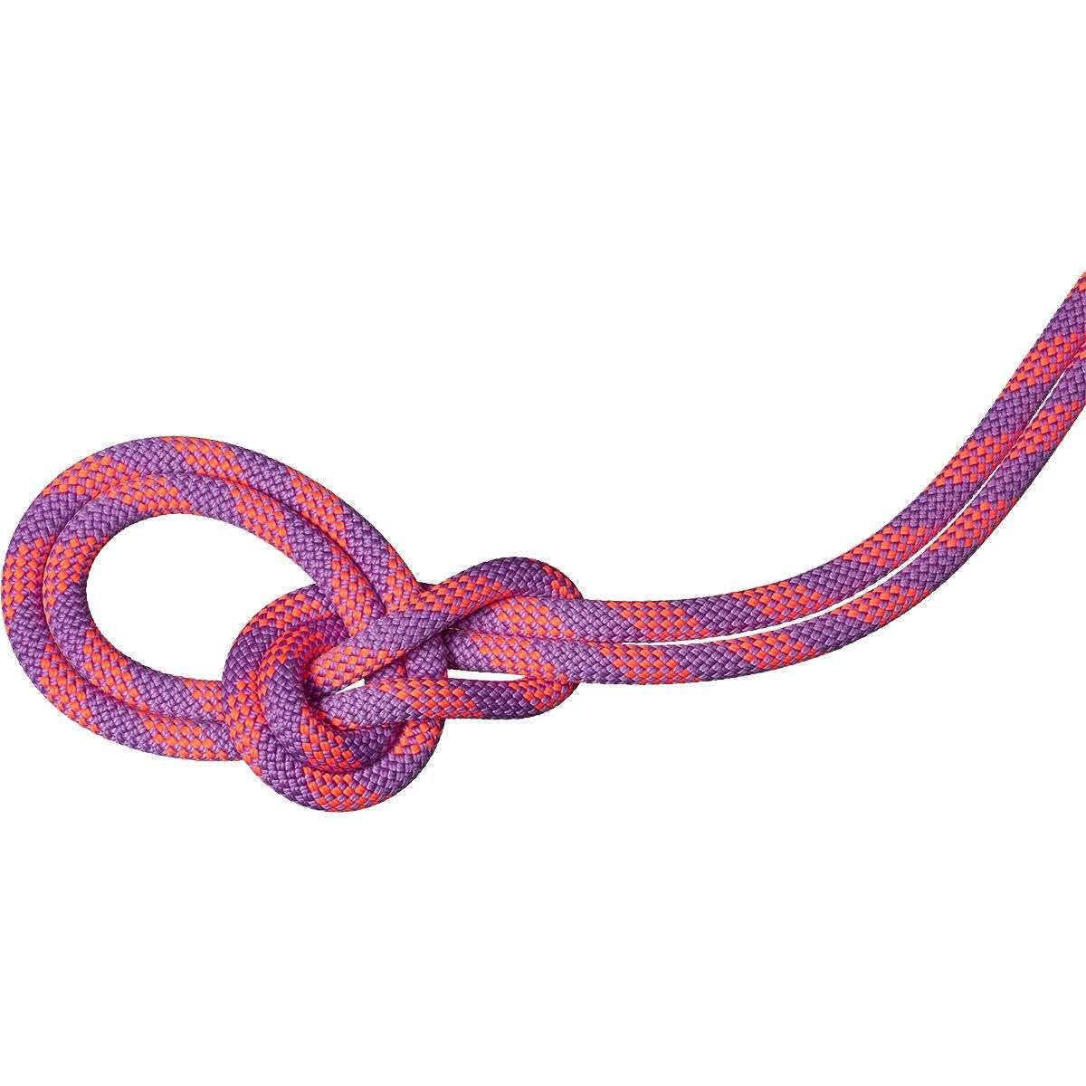 Image of Mammut Crag Duodess Dry Rope - 9.5mm Lavandin/Vibrant Orange, 70m