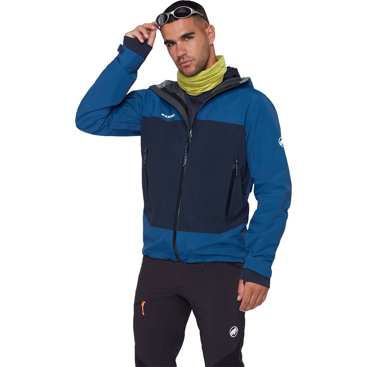 Image of Mammut Crag HS Hooded Jacket - Men's Tschiel/Marine, XL