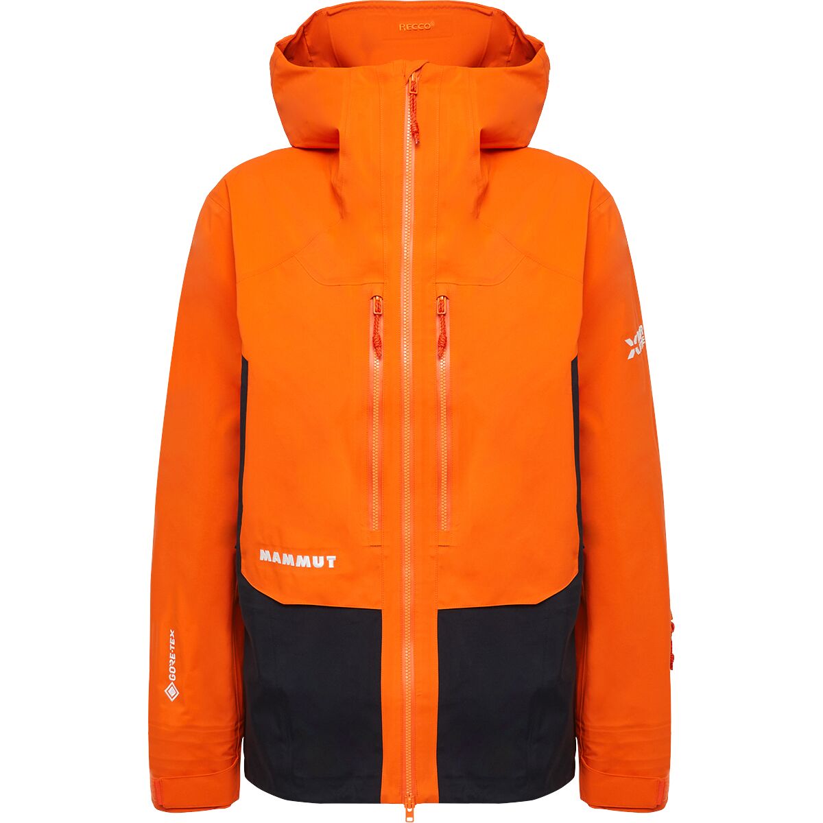 Image of Mammut Eiger Free Advanced HS Hooded Jacket - Men's Eiger Orange/Black, L