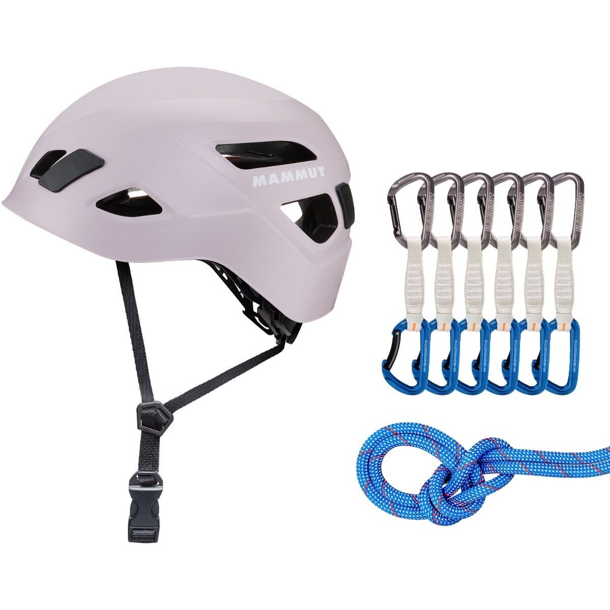 Image of Mammut Sport Climbing Starter Package Blue/White, Grey/Blue, Alpine Calamint, 80m, 12cm, One Size