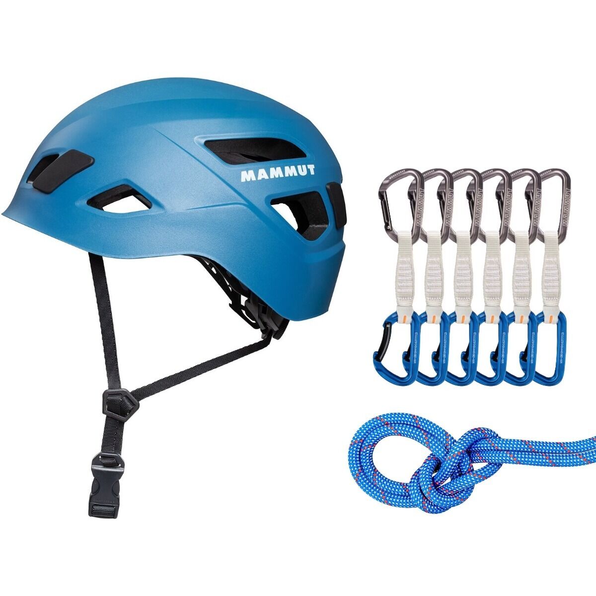 Image of Mammut Sport Climbing Starter Package Blue/White, Grey/Blue, Blue, 60m, 12cm, One Size
