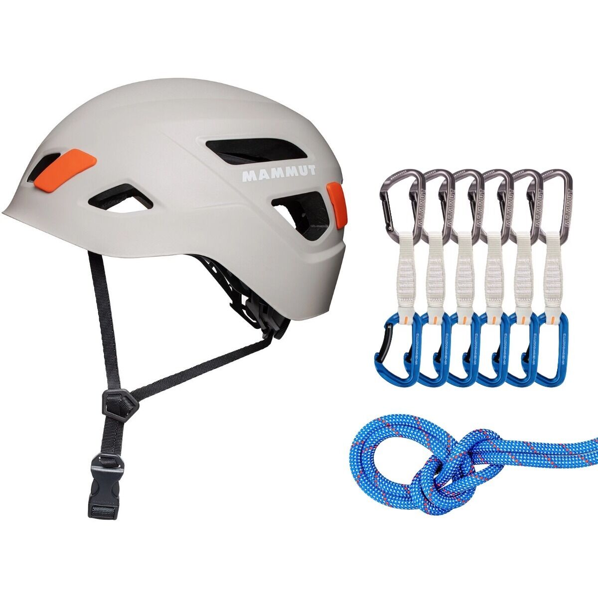 Image of Mammut Sport Climbing Starter Package Blue/White, Grey/Blue, Grey, 80m, 12cm, One Size