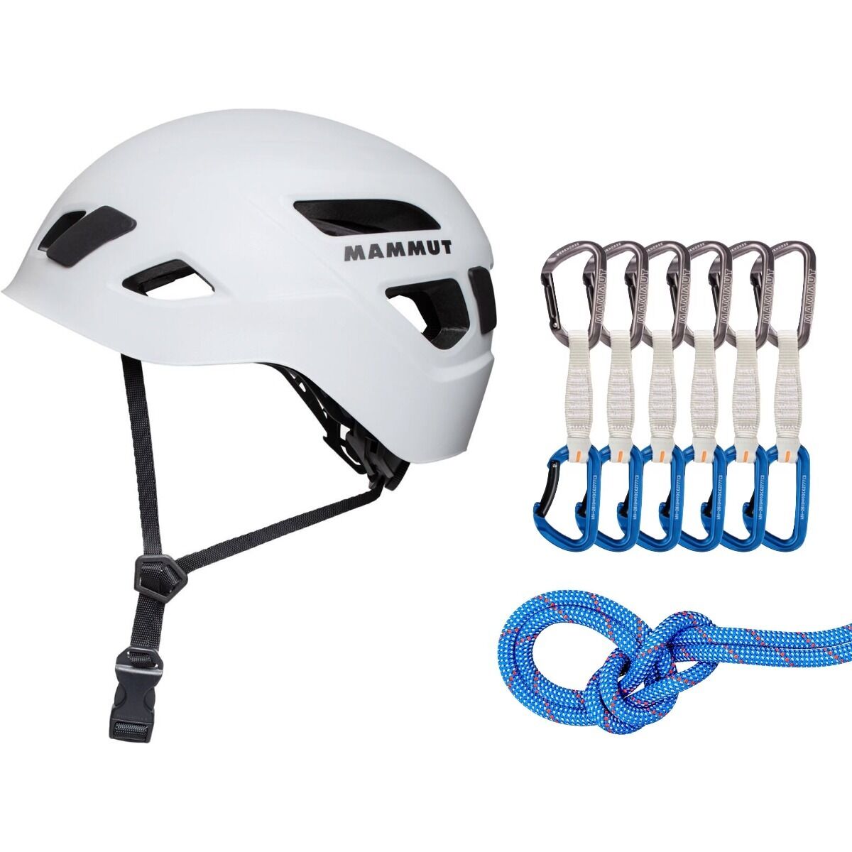 Image of Mammut Sport Climbing Starter Package Blue/White, Grey/Blue, White, 60m, 12cm, One Size