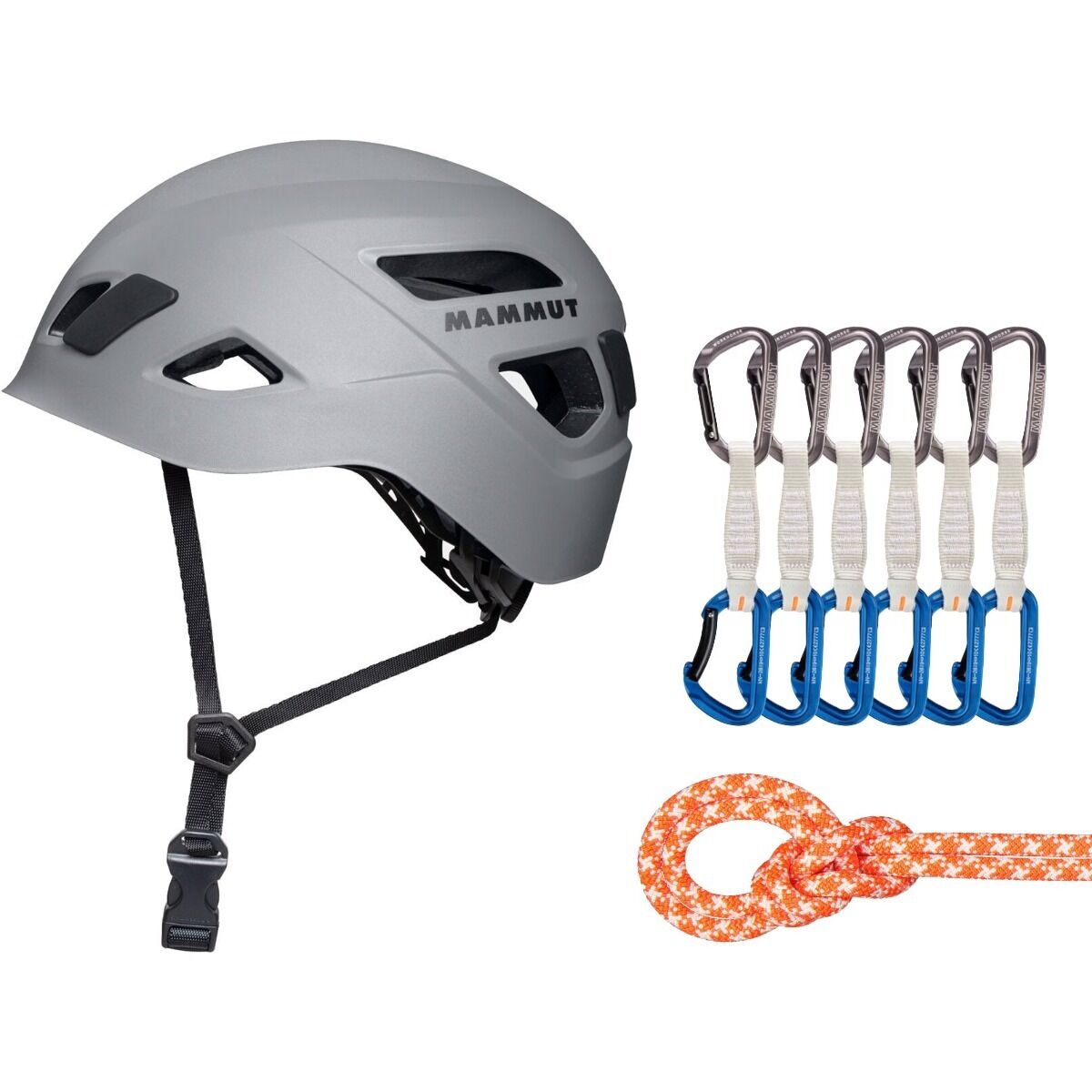 Image of Mammut Sport Climbing Starter Package Vibrant Orange/White, Grey, 60m, 12cm, One Size