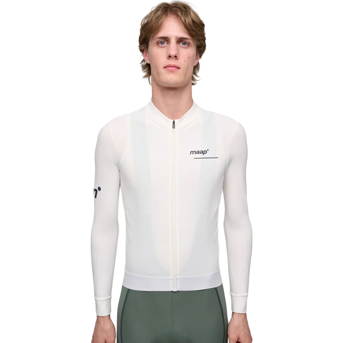 Image of MAAP Training Thermal Long-Sleeve Jersey 2.0 - Men's White, M
