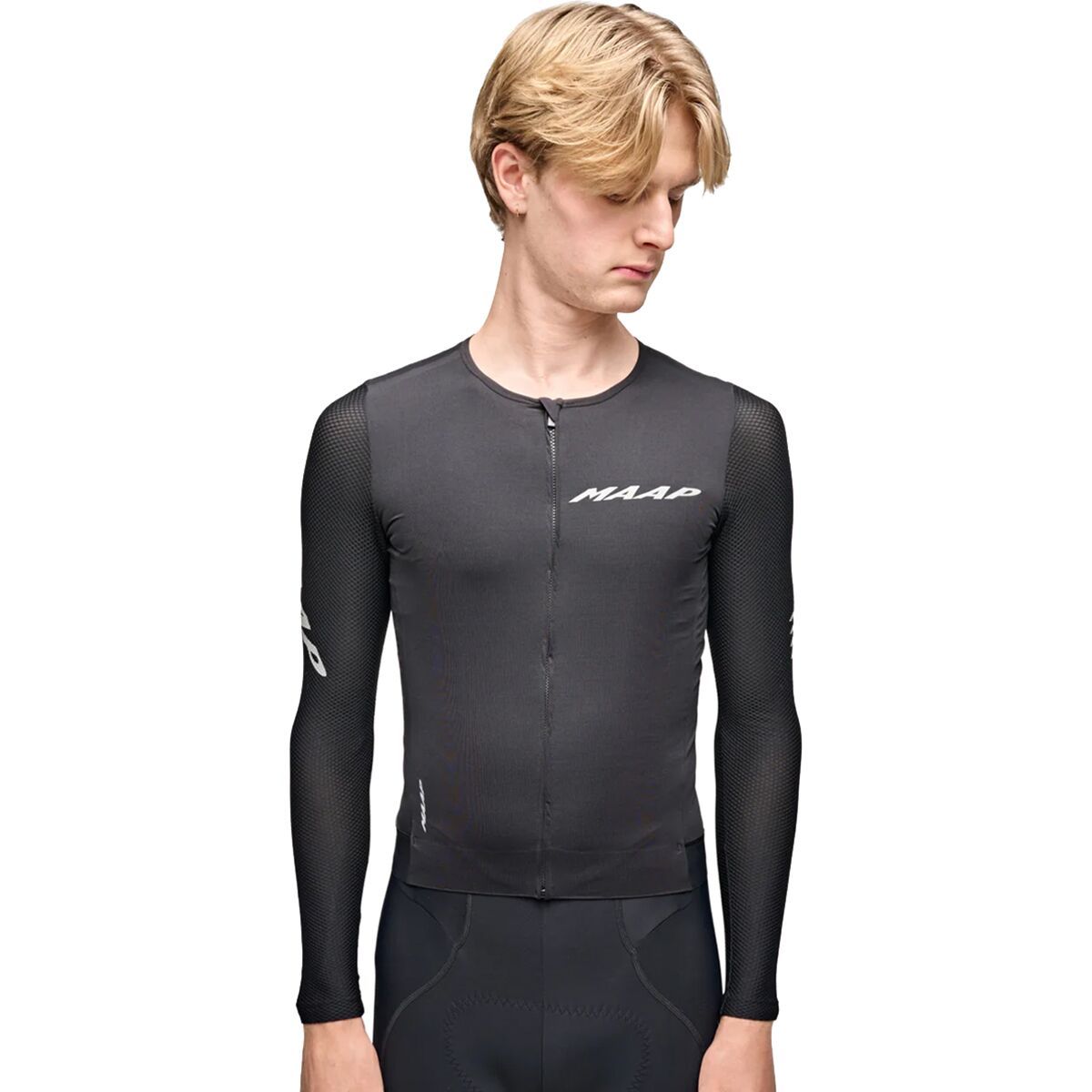 Image of MAAP Emerge Long-Sleeve Jersey - Men's Black, M