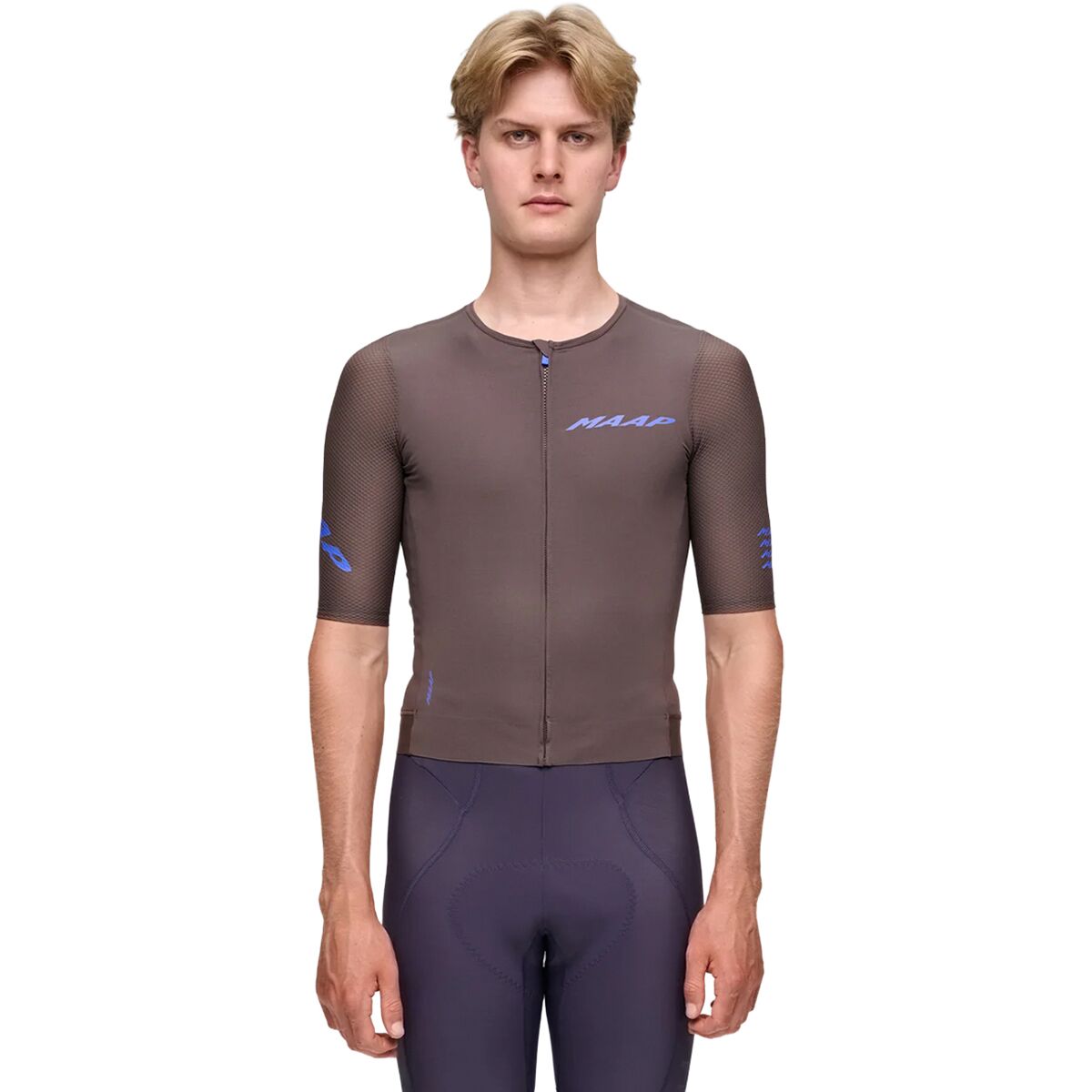 Image of MAAP Emerge Short-Sleeve Jersey - Men's Brown Umber, L