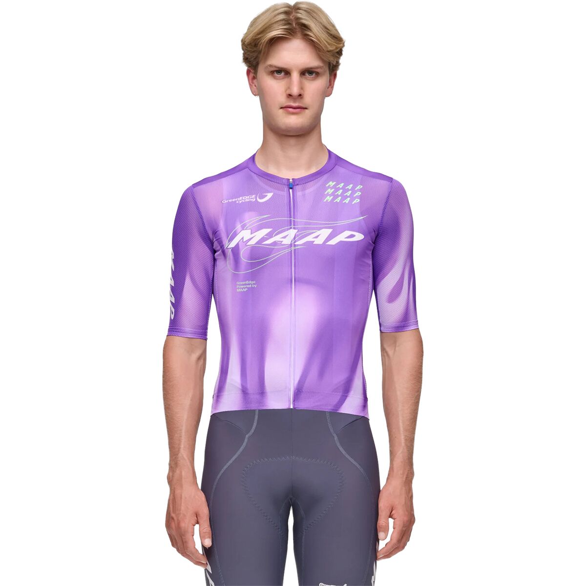Image of MAAP Worldtour 26 Pro Air 3.0 Short-Sleeve Jersey - Men's Electric Purple, M