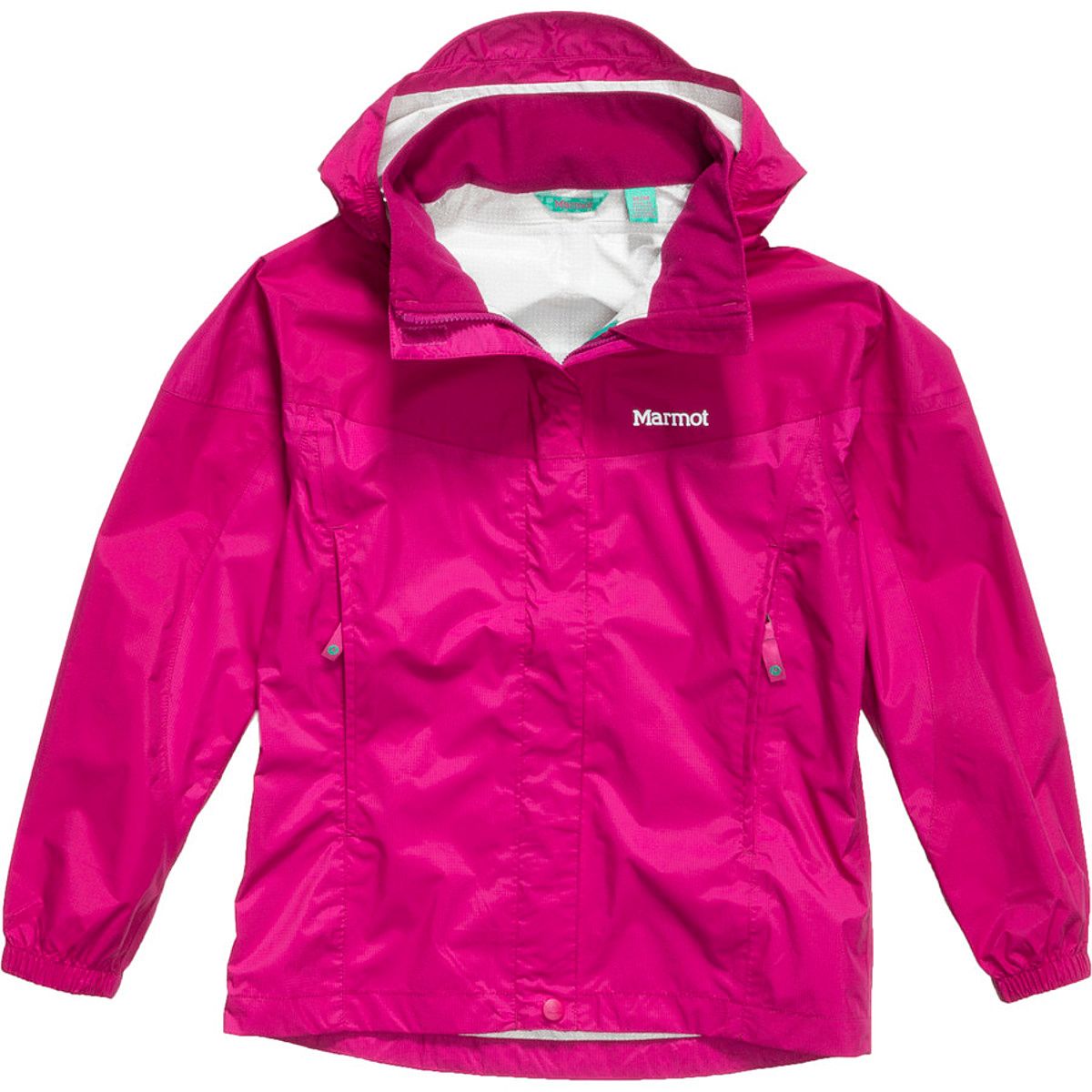 Marmot PreCip Jacket - Girls' Berry Rose/Plum Rose, M