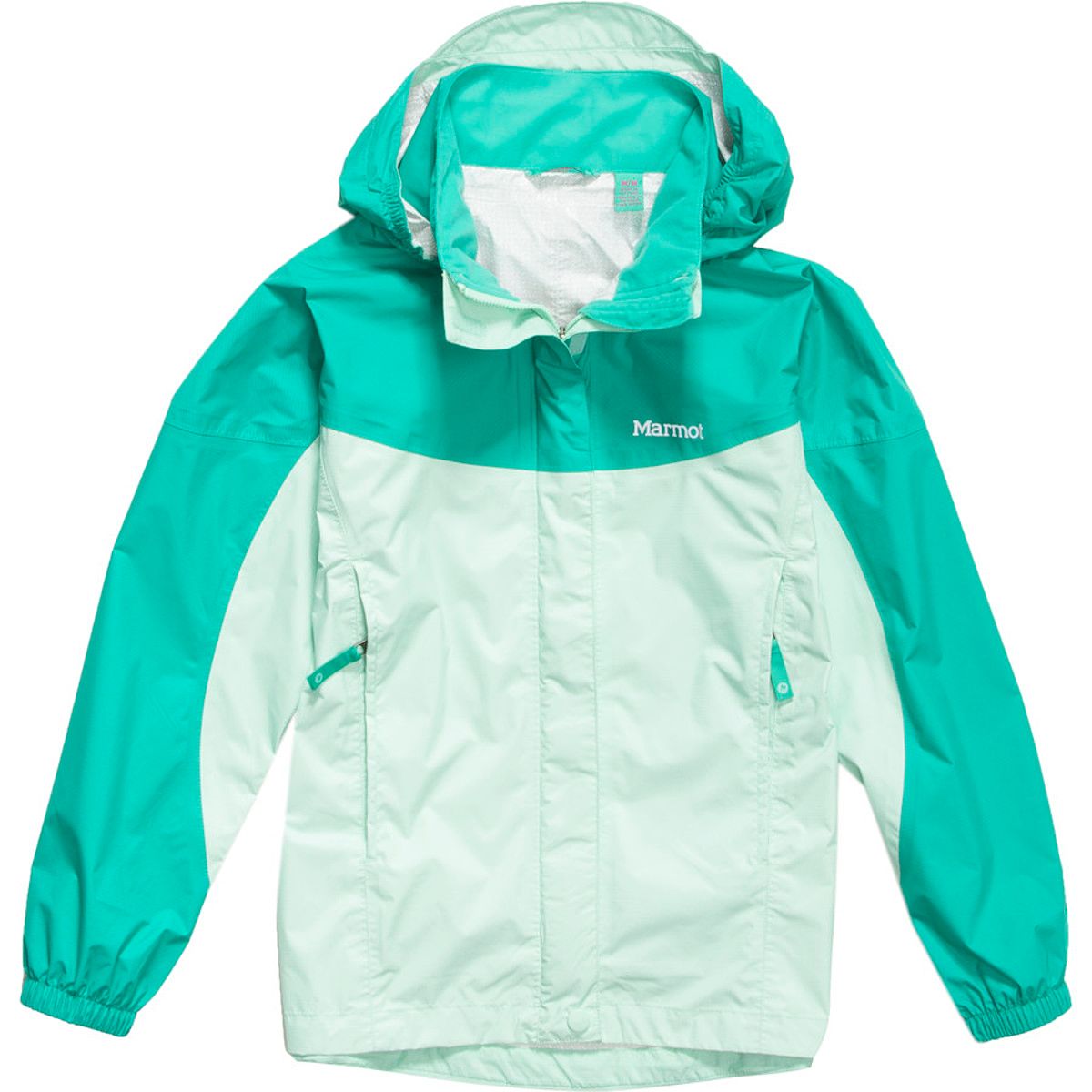 Marmot PreCip Jacket - Girls' Ice Green/Lush, XL