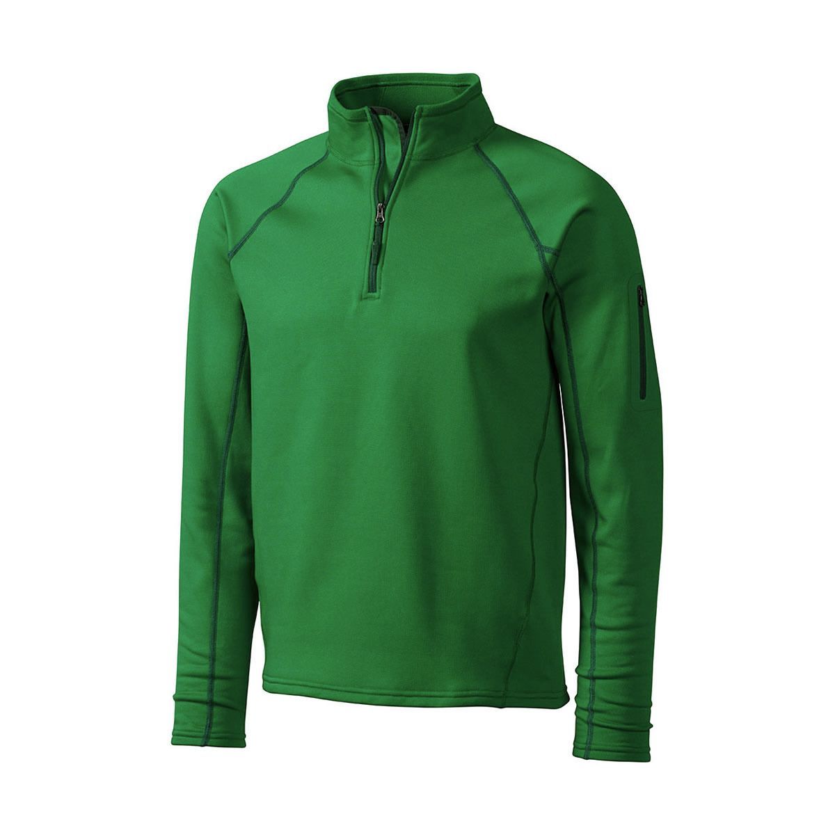 Marmot Stretch 1/2-Zip Fleece Jacket - Men's Green Bean, M