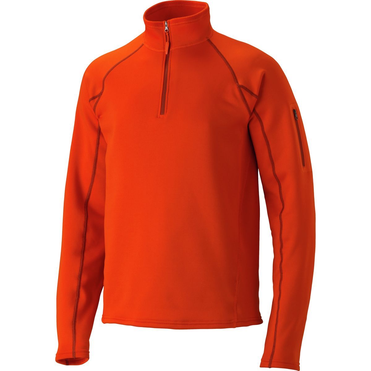 Marmot Stretch 1/2-Zip Fleece Jacket - Men's Sunset Orange, XXL