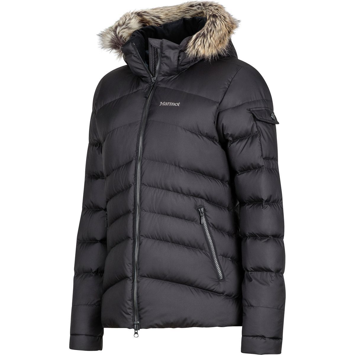 girls pink puffer coat
