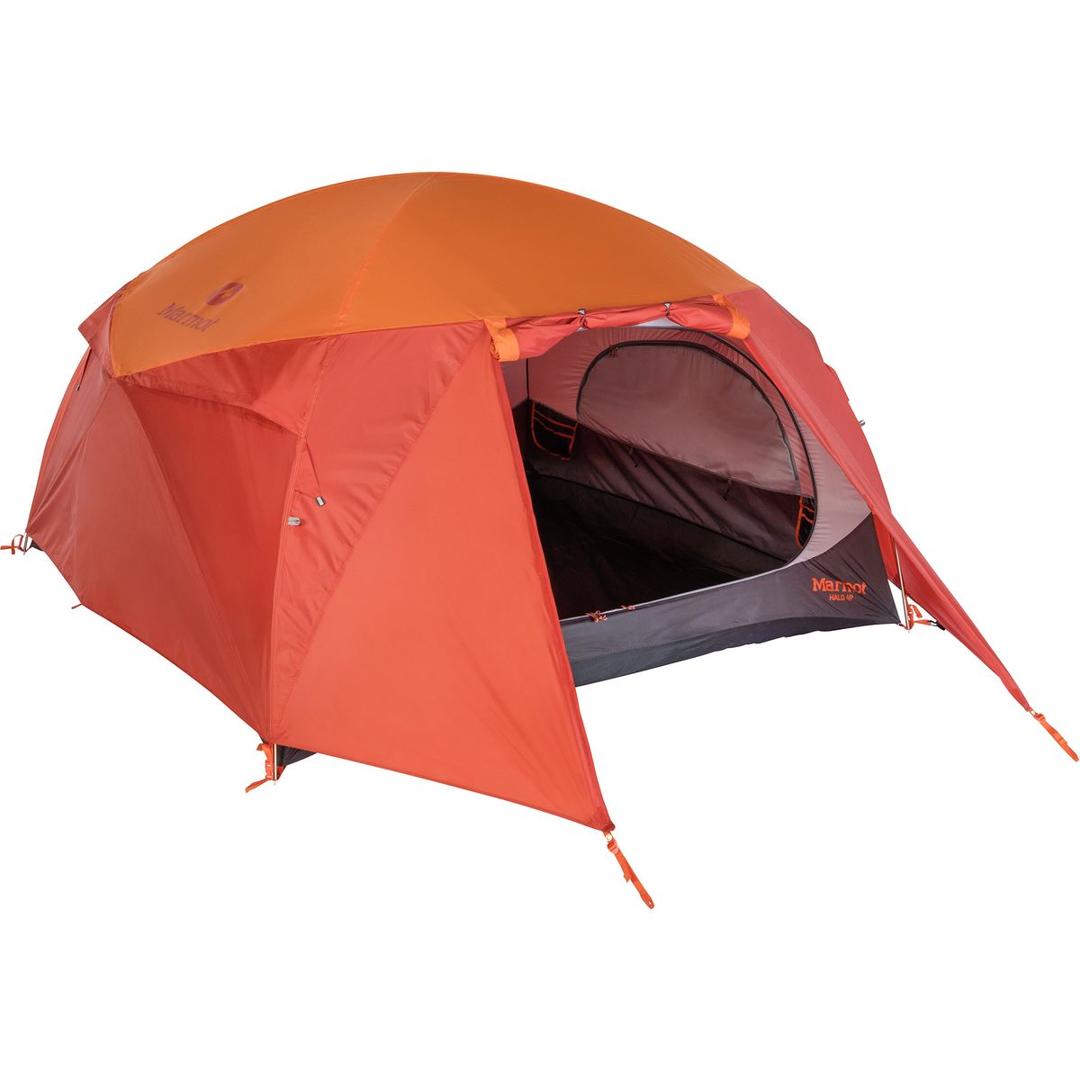 Marmot Halo Tent: 4-Person 3-Season Tangelo/Rusted Orange